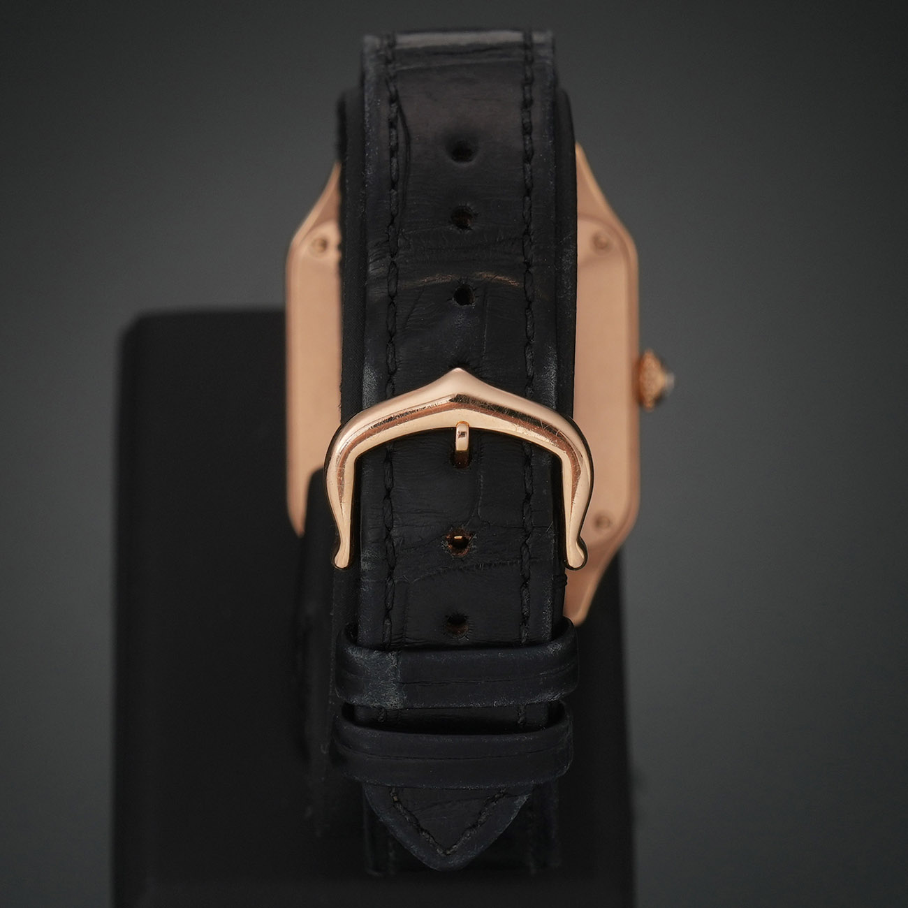 CARTIER(USED)까르띠에 산토스 뒤몽 스몰 쿼츠 다이아베젤 WJSA0017