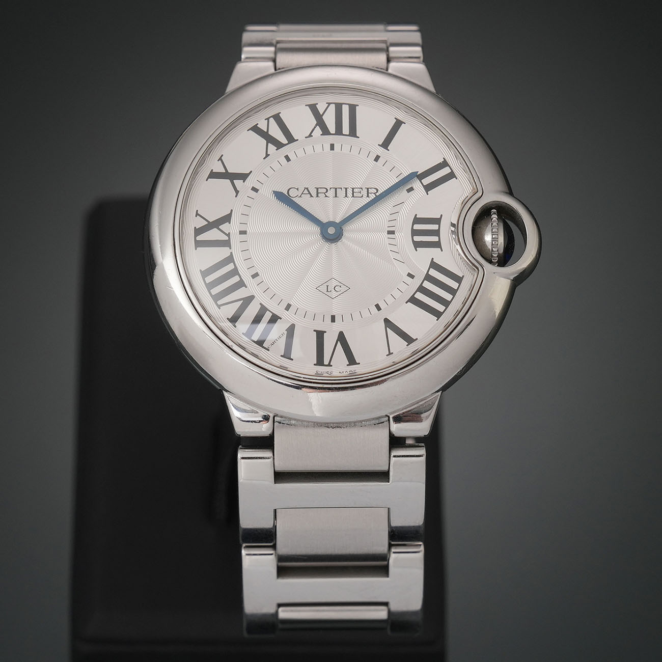 CARTIER(USED)까르띠에 발롱블루 36 스틸 쿼츠