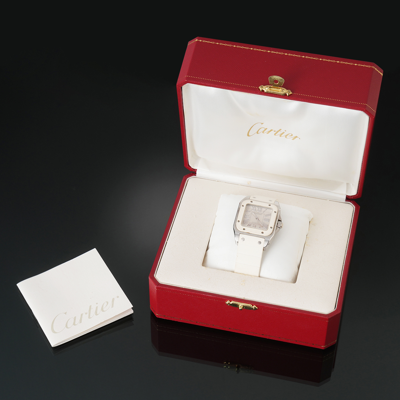 CARTIER(USED)까르띠에 산토스 100 미듐 W20122U2