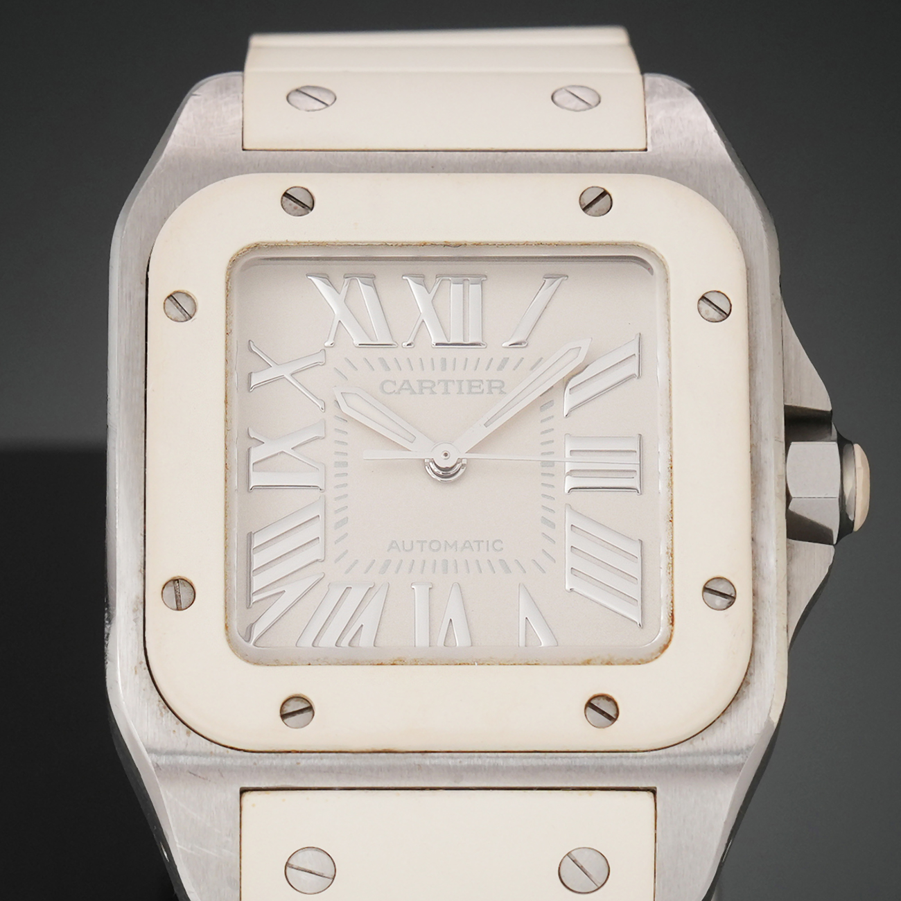CARTIER(USED)까르띠에 산토스 100 미듐 W20122U2