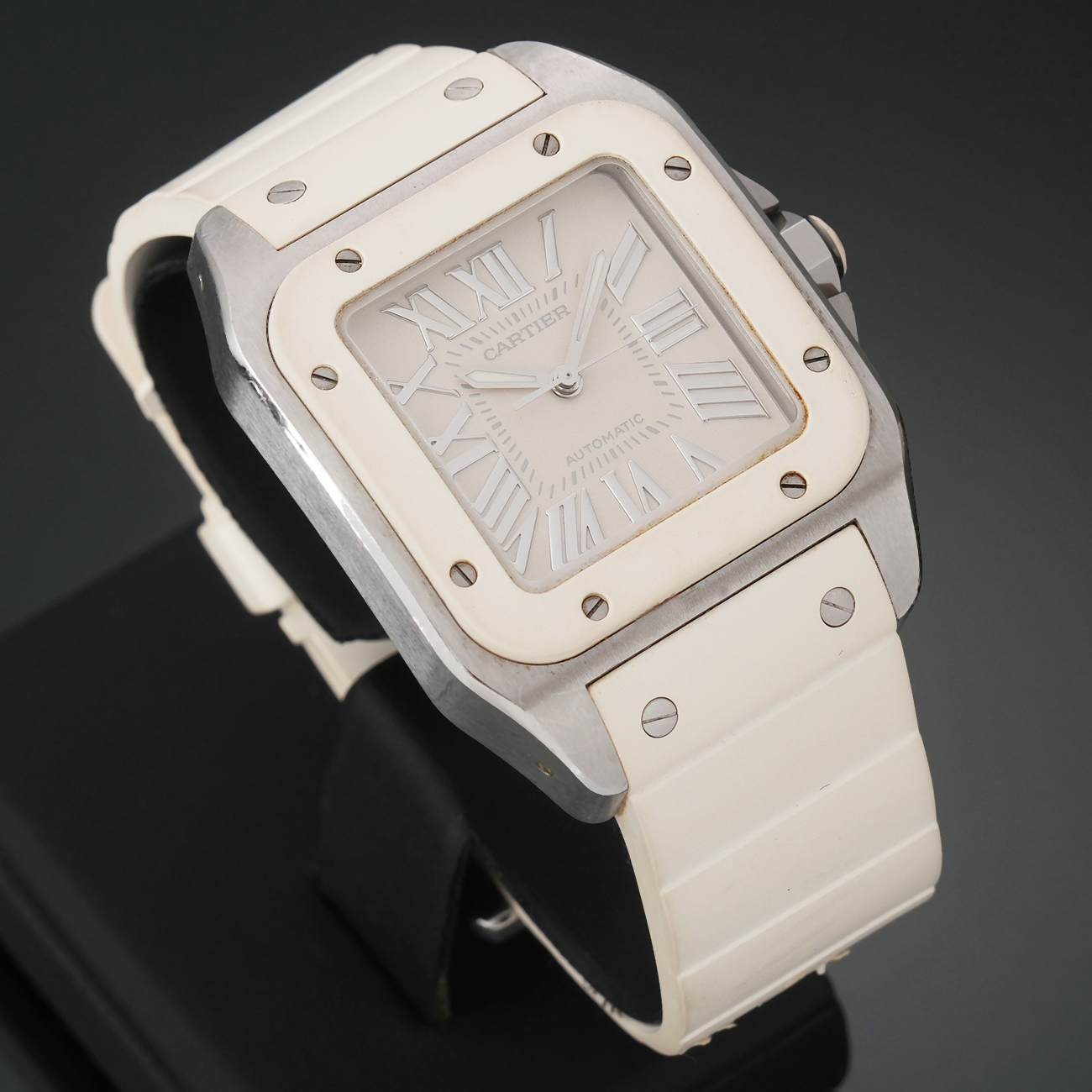 CARTIER(USED)까르띠에 산토스 100 미듐 W20122U2