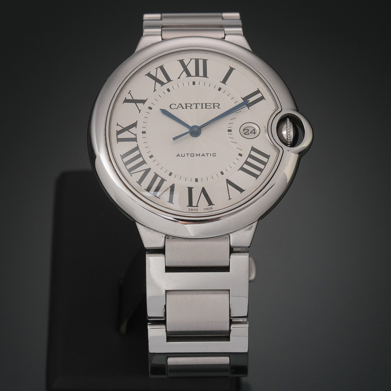 CARTIER(USED)까르띠에 발롱블루 42 스틸 오토 W69012Z4