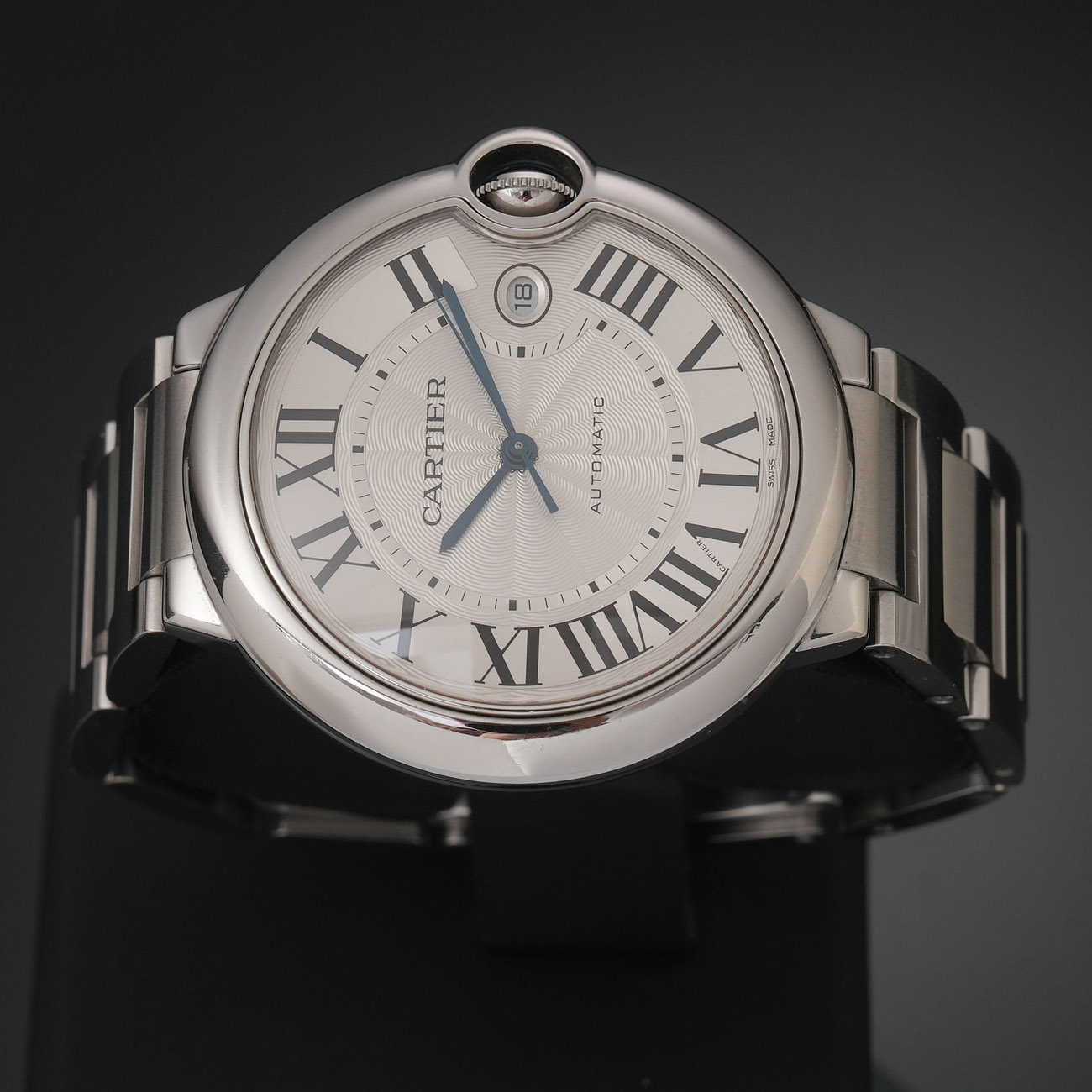 CARTIER(USED)까르띠에 발롱블루 42MM 오토매틱 워치 W69012Z4
