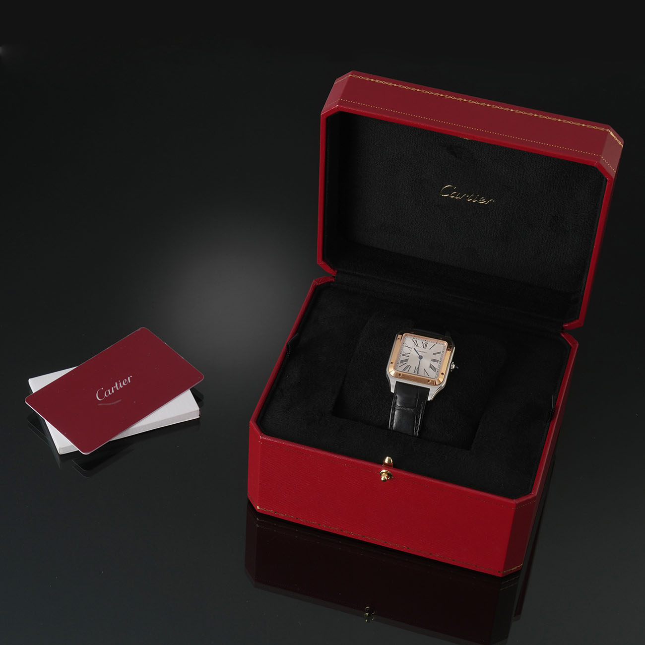 CARTIER(USED)까르띠에 뒤몽 라지 콤비 W2SA011