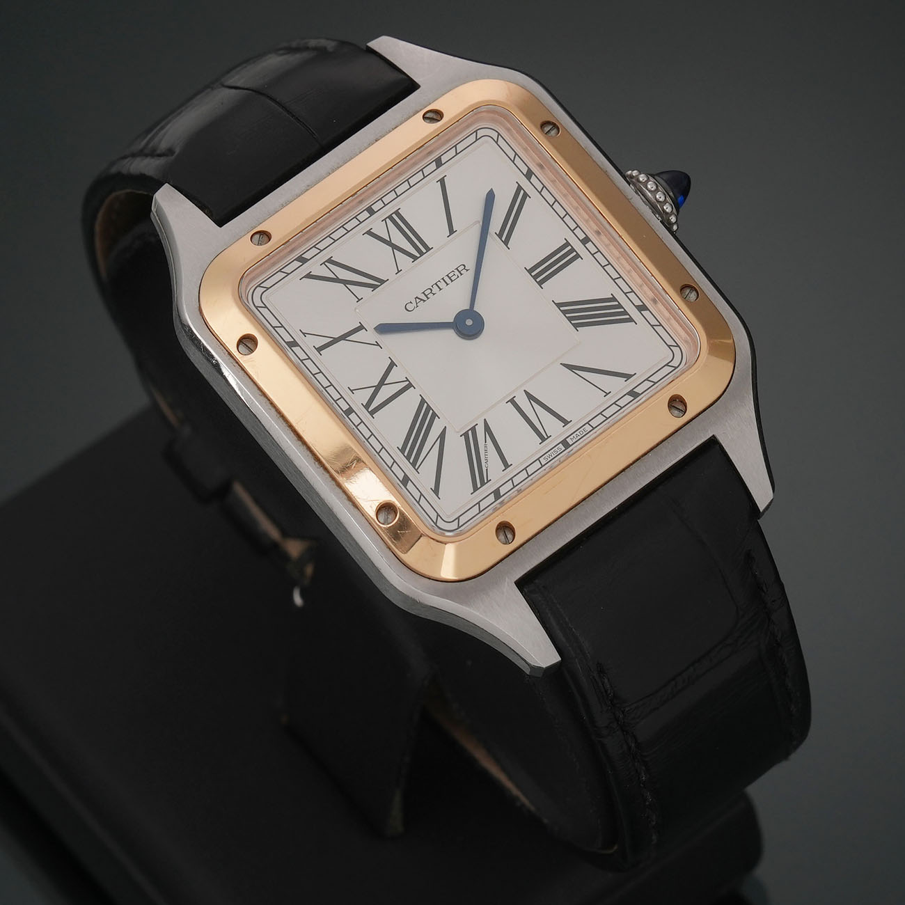 CARTIER(USED)까르띠에 뒤몽 라지 콤비 W2SA011