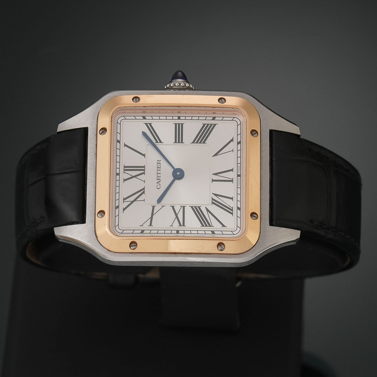 CARTIER(USED)까르띠에 뒤몽 라지 콤비 W2SA011