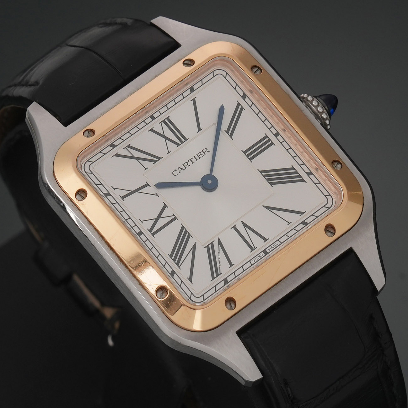 CARTIER(USED)까르띠에 뒤몽 라지 콤비 W2SA011