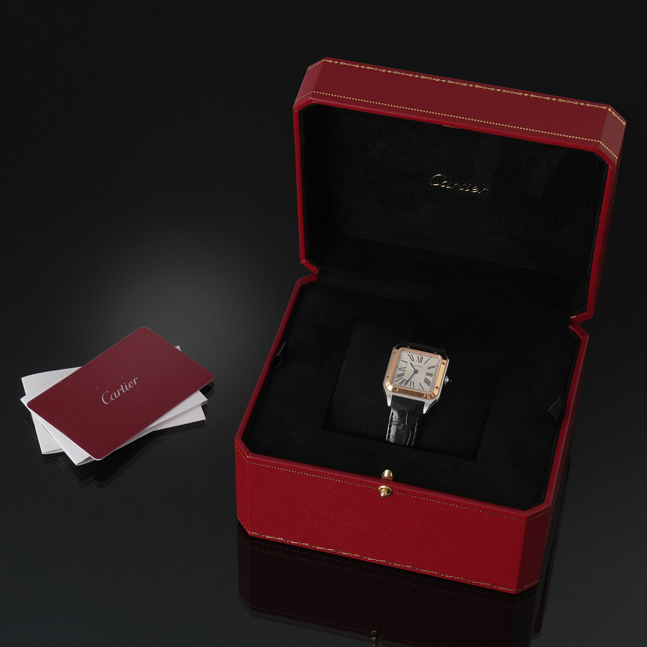 CARTIER(USED)까르띠에 뒤몽 콤비 스몰 W2SA0012