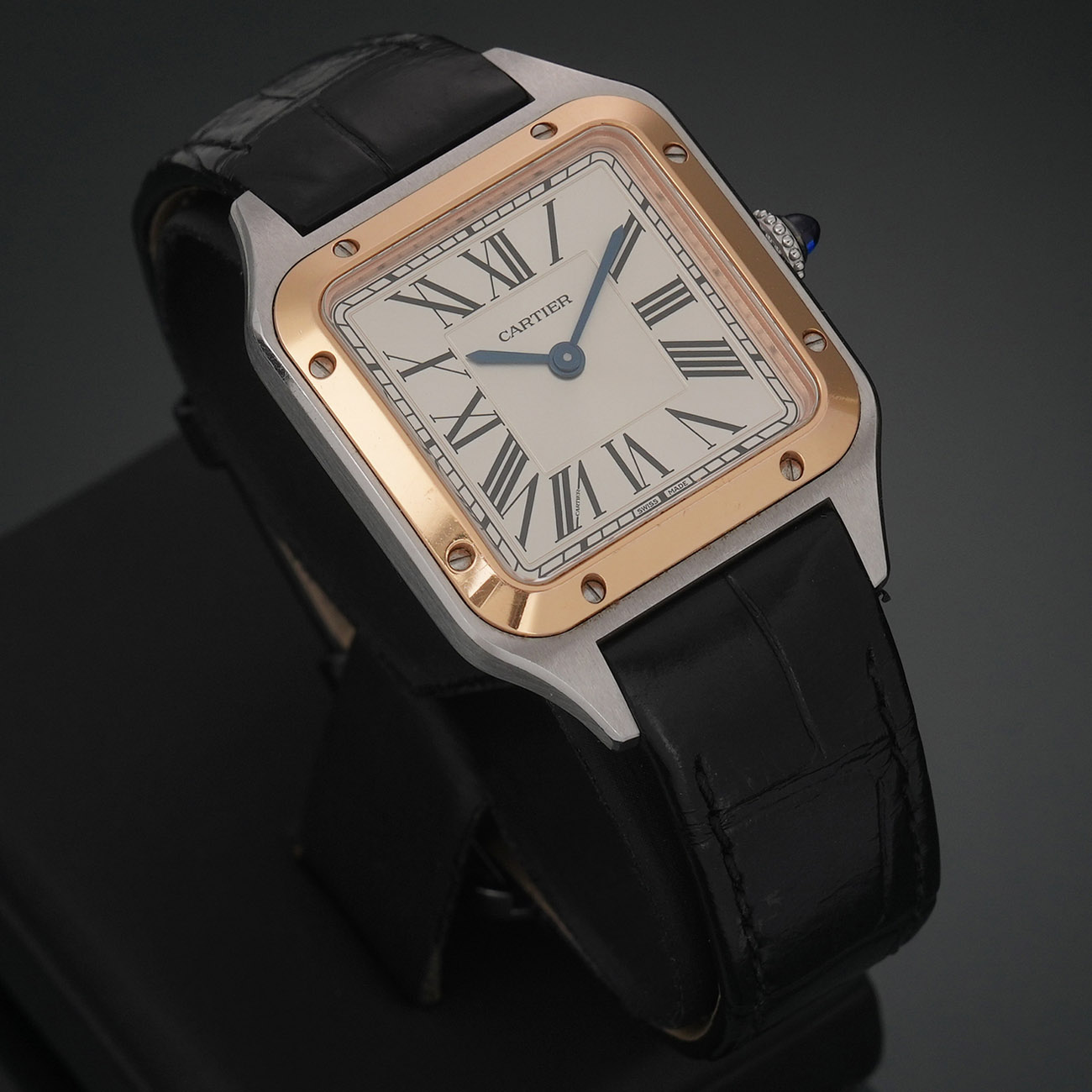 CARTIER(USED)까르띠에 뒤몽 콤비 스몰 W2SA0012