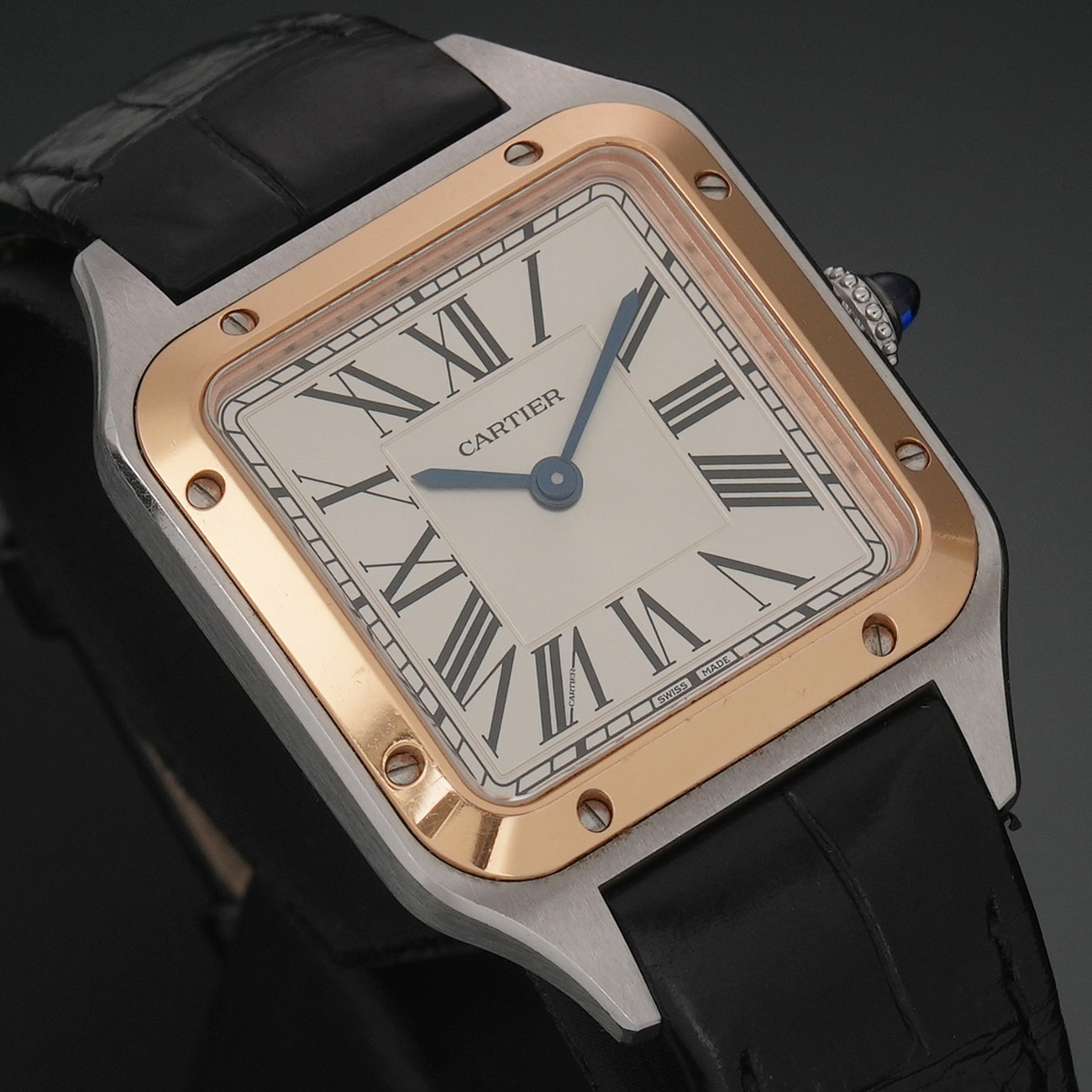 CARTIER(USED)까르띠에 뒤몽 콤비 스몰 W2SA0012