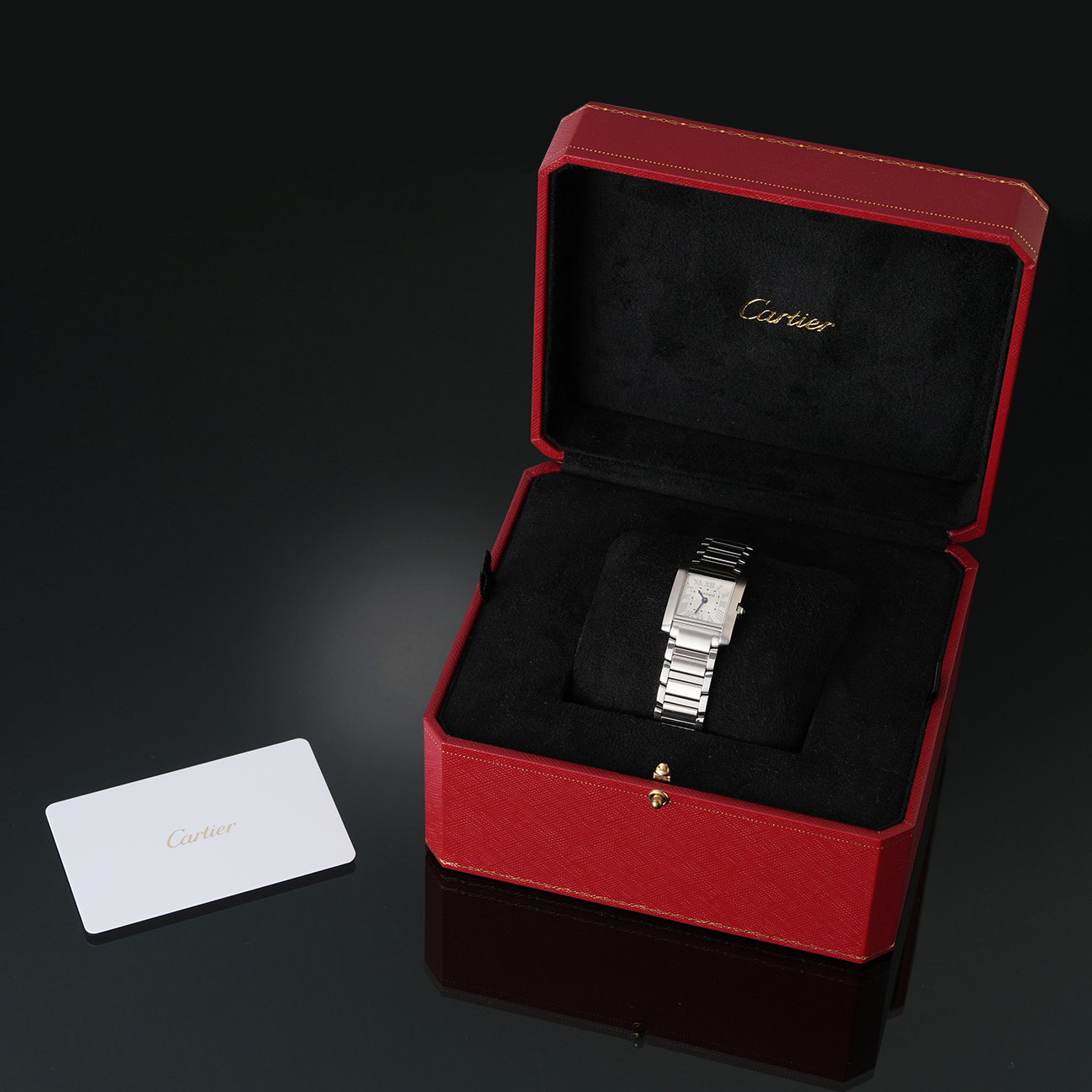 CARTIER(USED)까르띠에 WSTA0129 탱크 프랑세즈 스몰