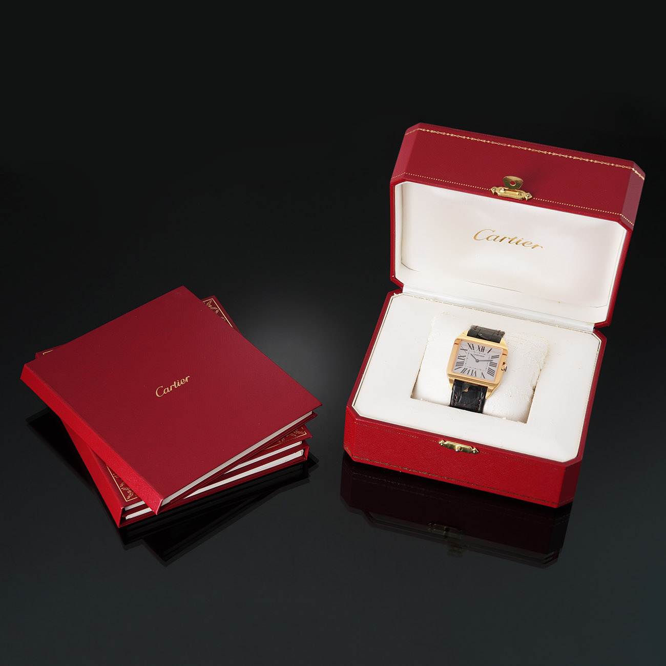 CARTIER(USED)까르띠에 산토스 뒤몽 라지 W2006951