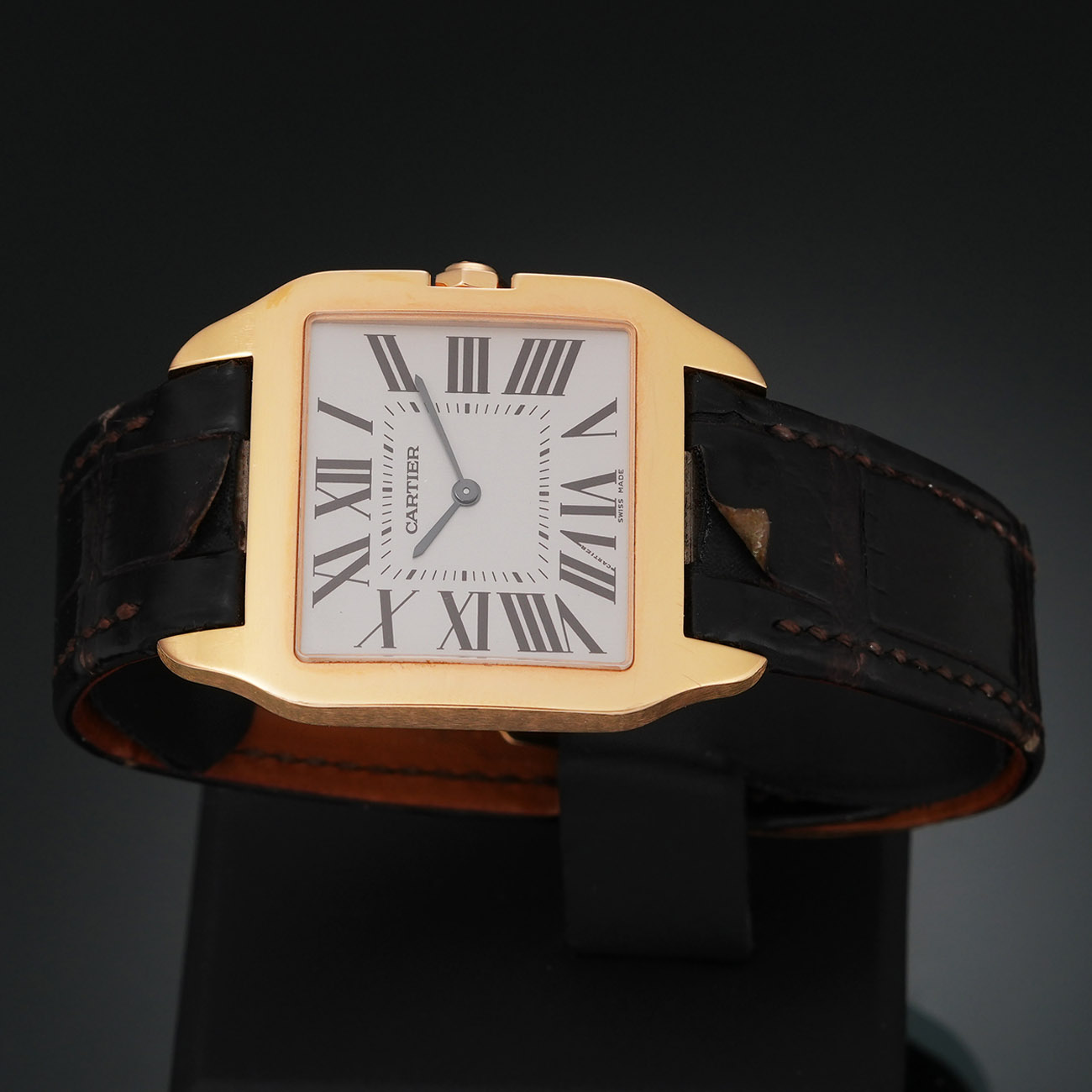 CARTIER(USED)까르띠에 산토스 뒤몽 라지 W2006951