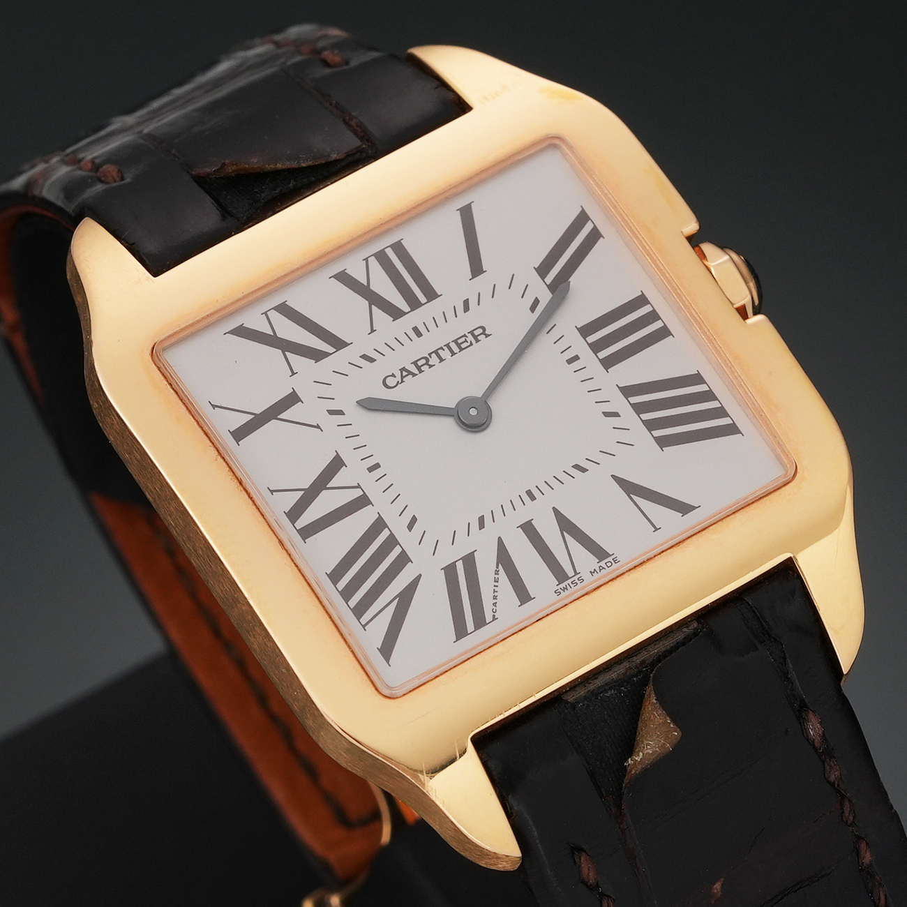 CARTIER(USED)까르띠에 산토스 뒤몽 라지 W2006951
