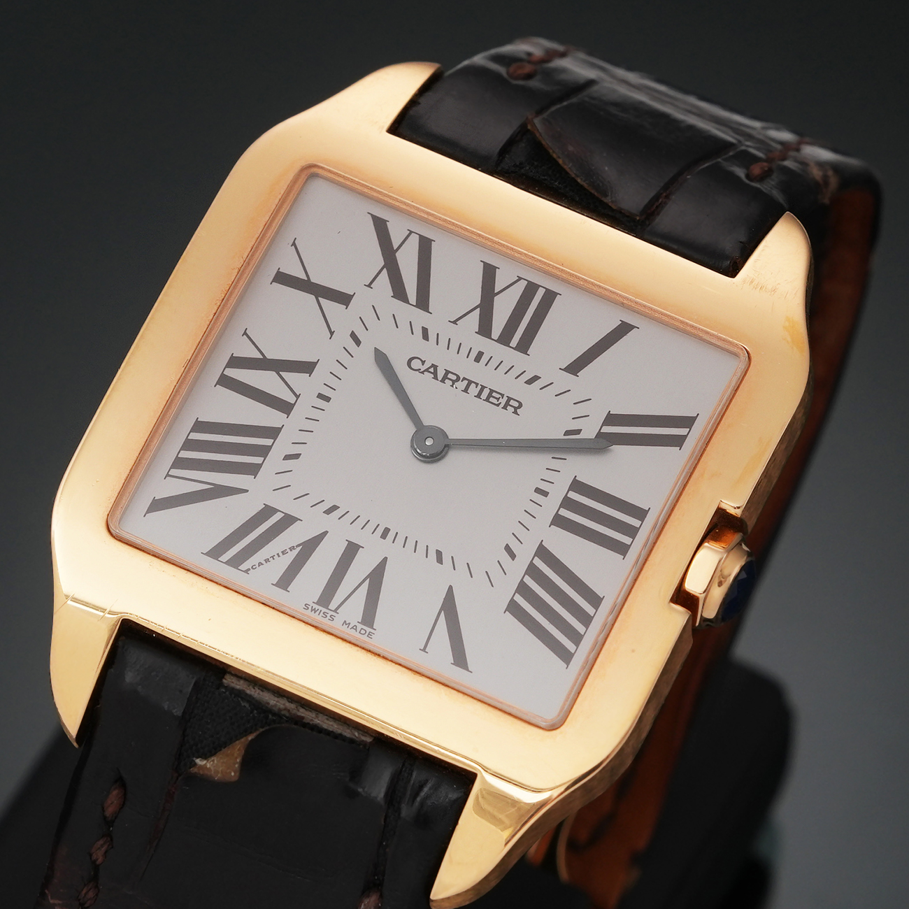 CARTIER(USED)까르띠에 산토스 뒤몽 라지 W2006951