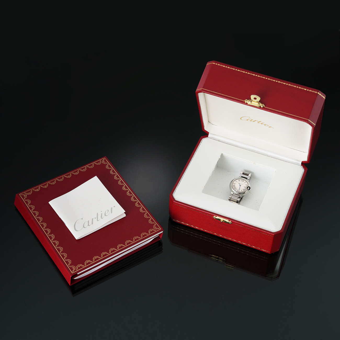 CARTIER(USED)까르띠에 발롱블루 28 W69010Z4