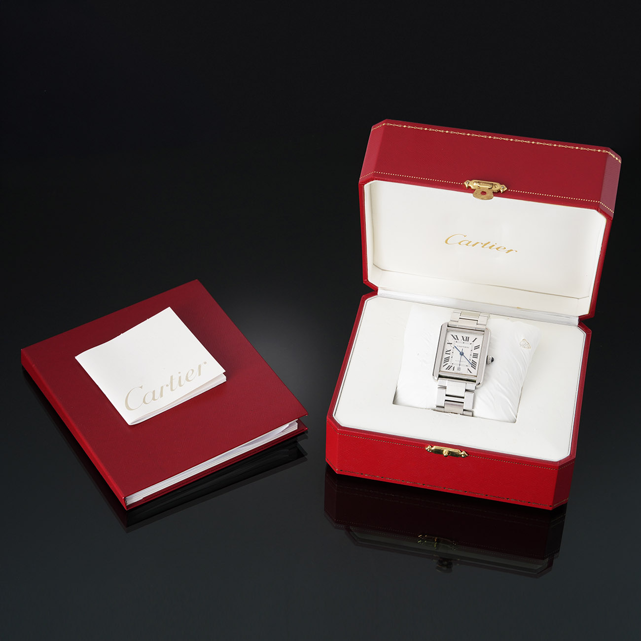 CARTIER(USED)까르띠에 W5200028 탱크 솔로 엑스트라 라지