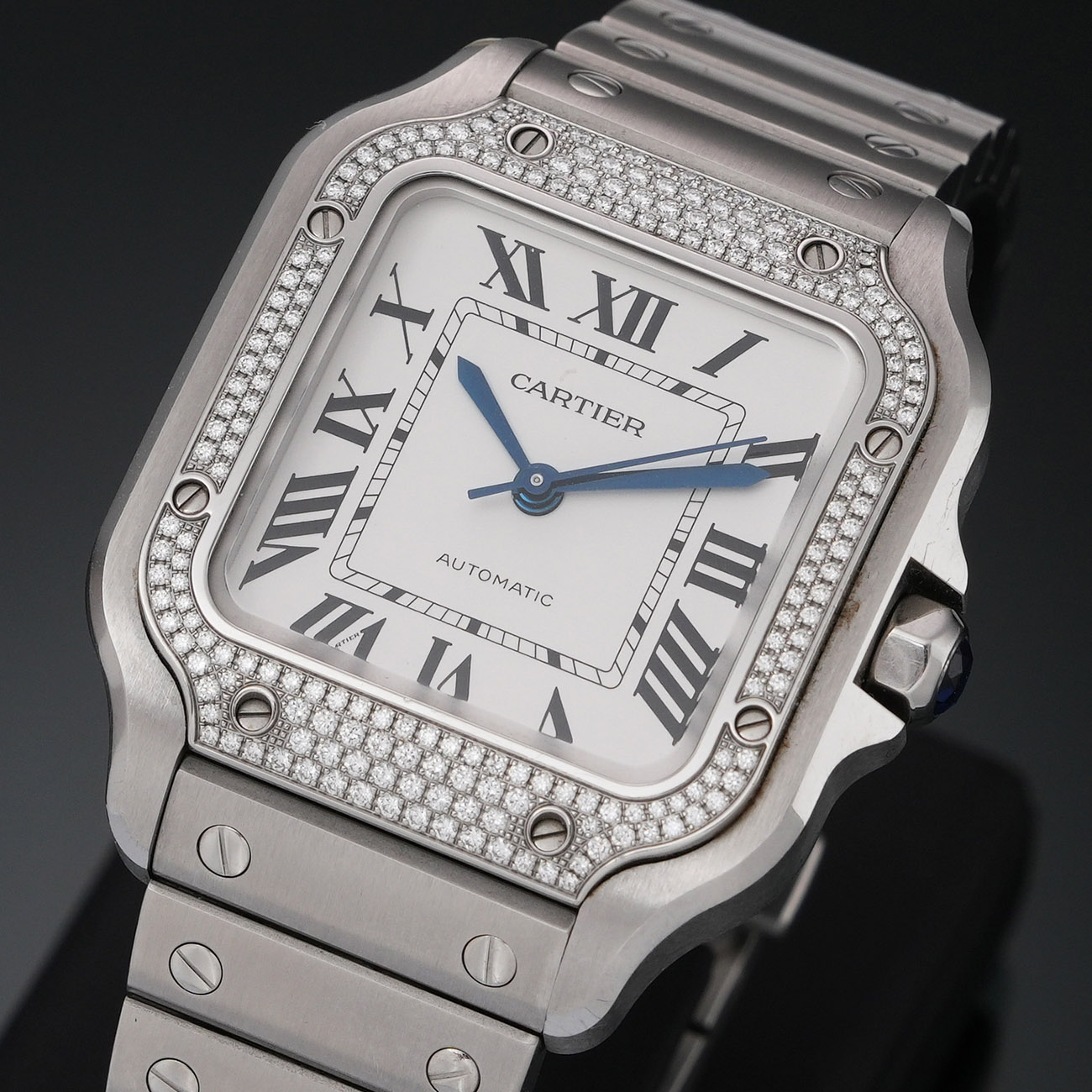 CARTIER(USED)까르띠에 W4SA0005 산토스 다이아 미듐