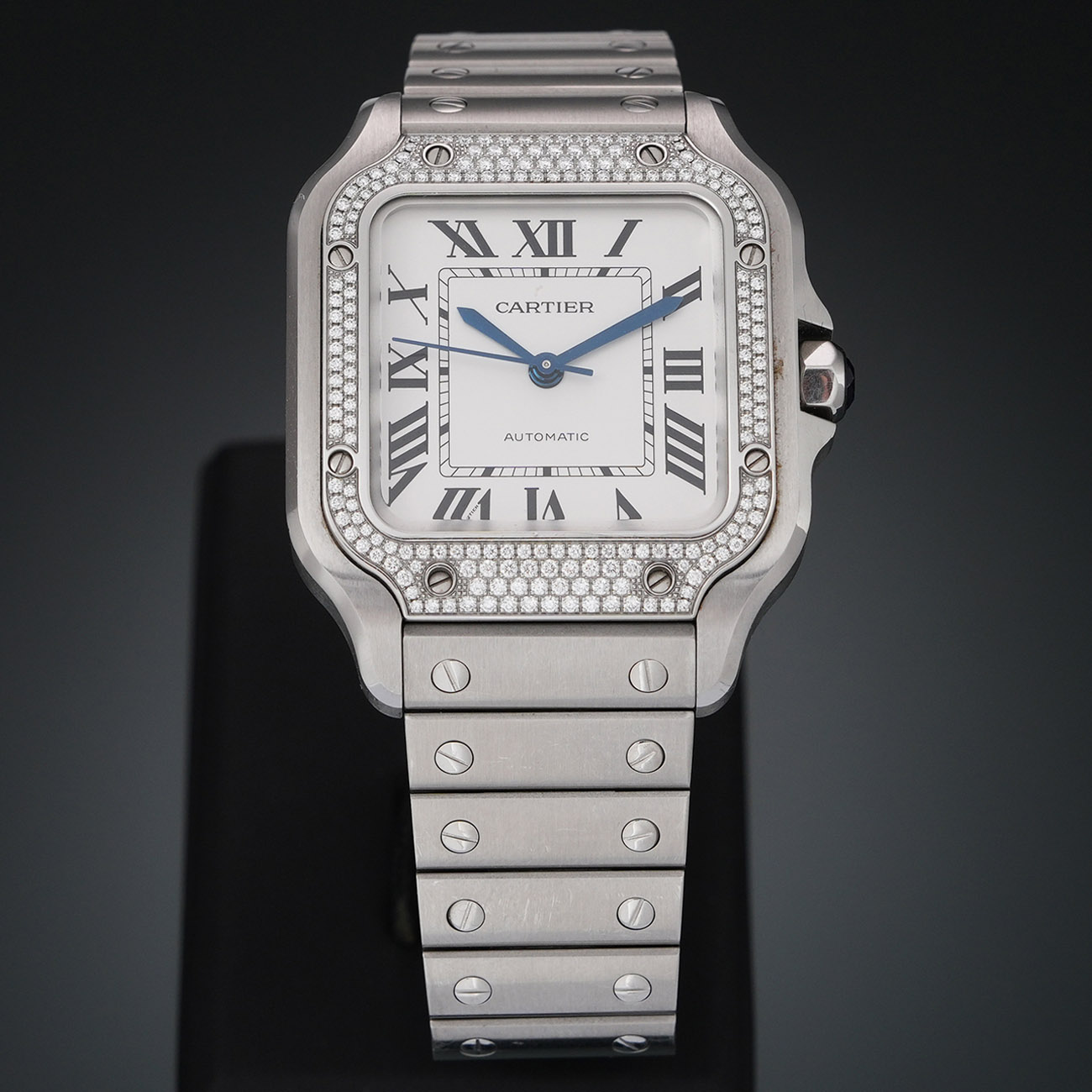 CARTIER(USED)까르띠에 W4SA0005 산토스 다이아 미듐