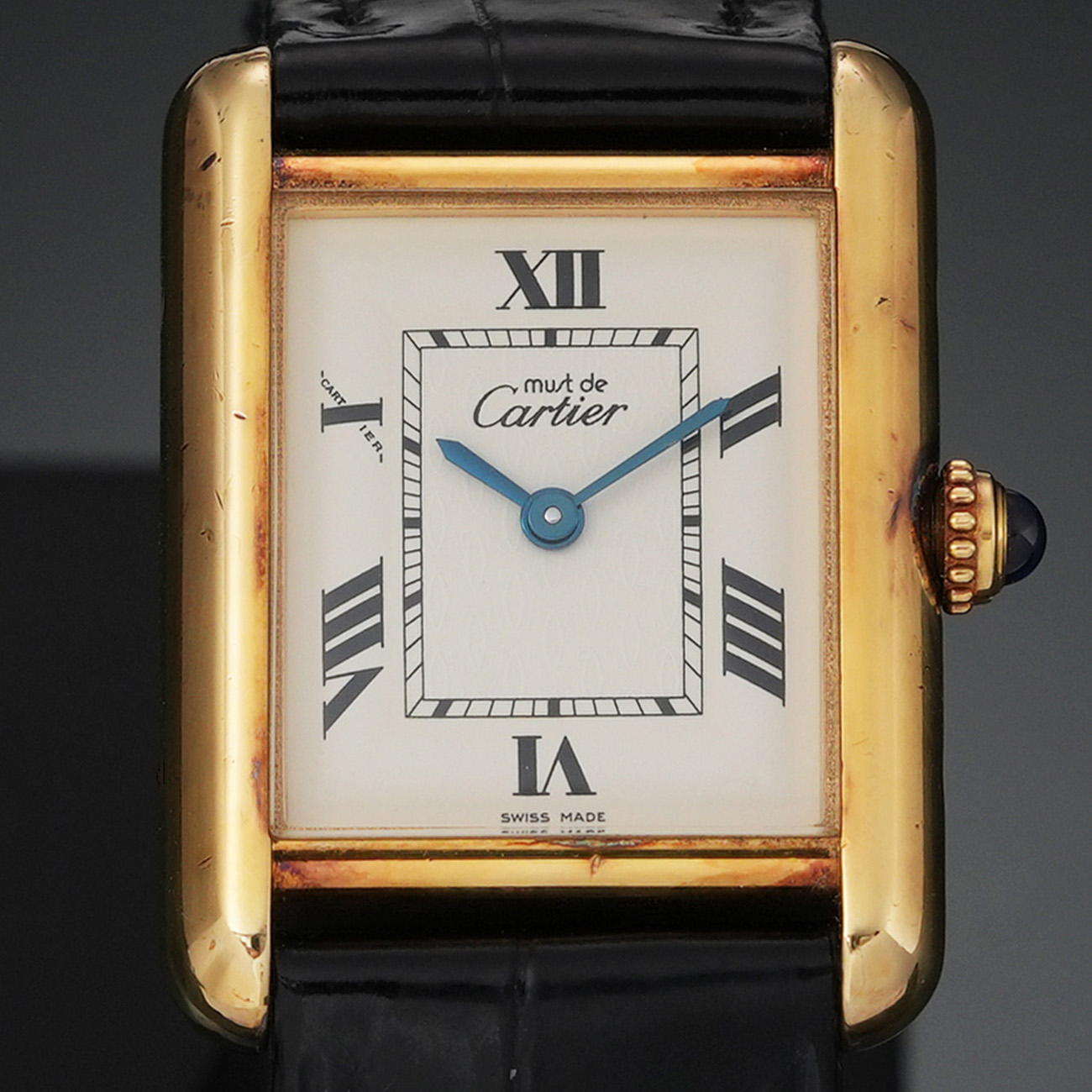 CARTIER(USED)까르띠에 탱크 머스트 스몰 W1013654