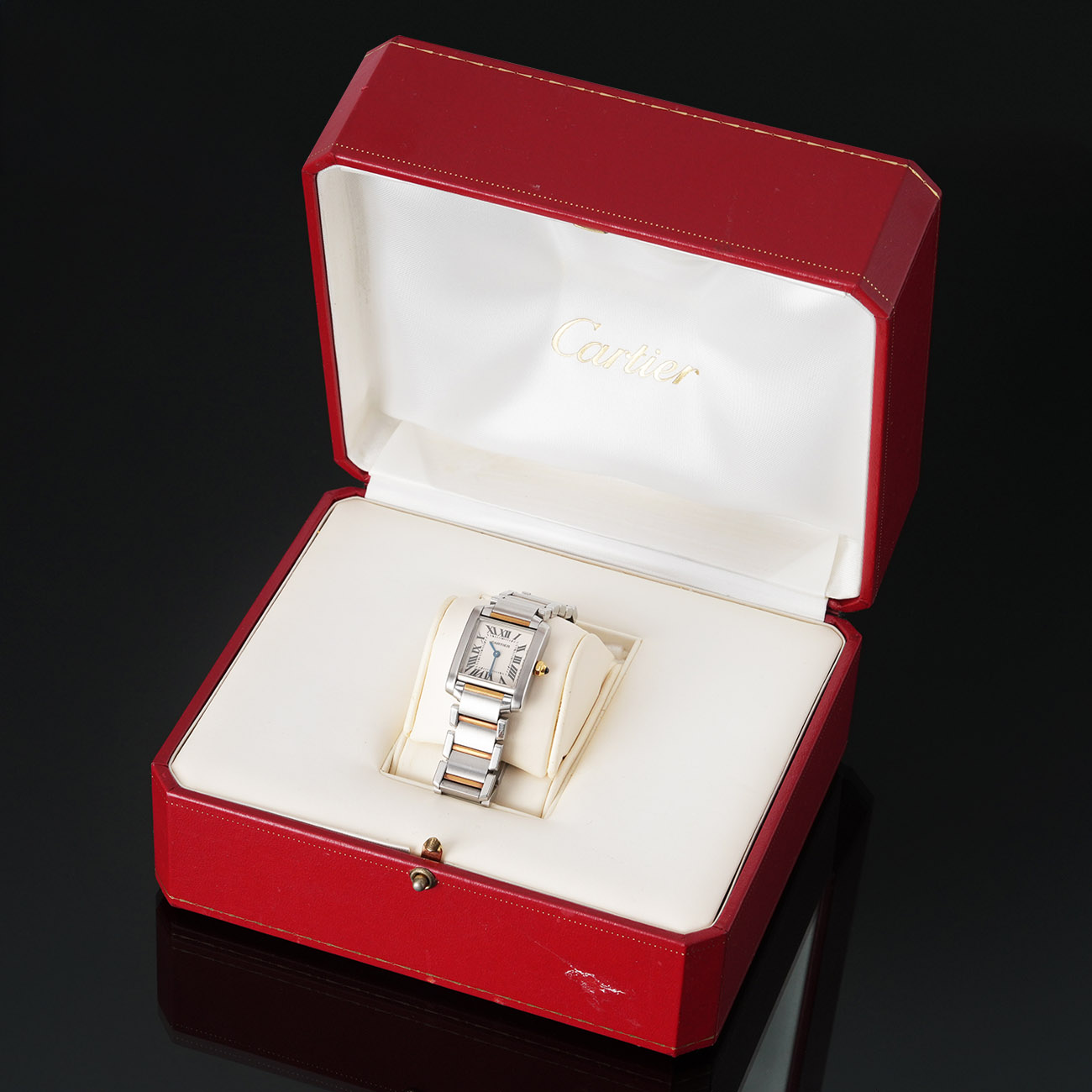 CARTIER(USED)까르띠에 탱크 프랑세즈 스몰 W51007Q4