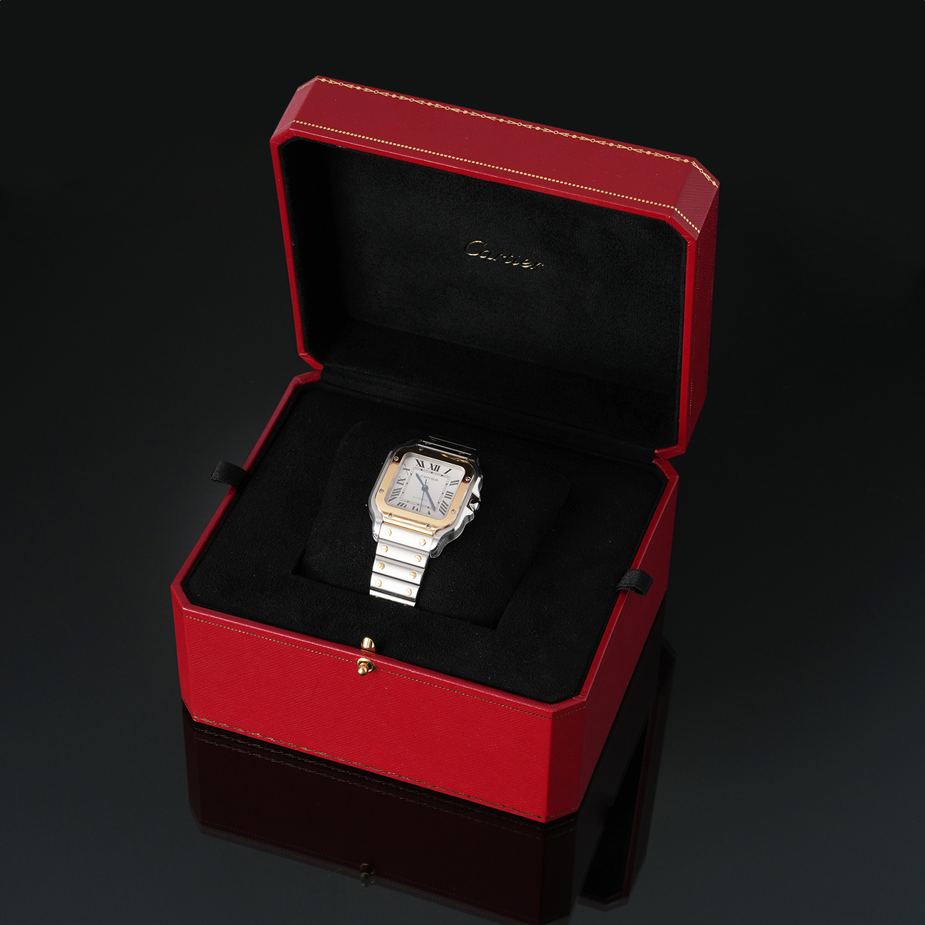 CARTIER(USED)까르띠에 산토스 미듐 W2SA0007