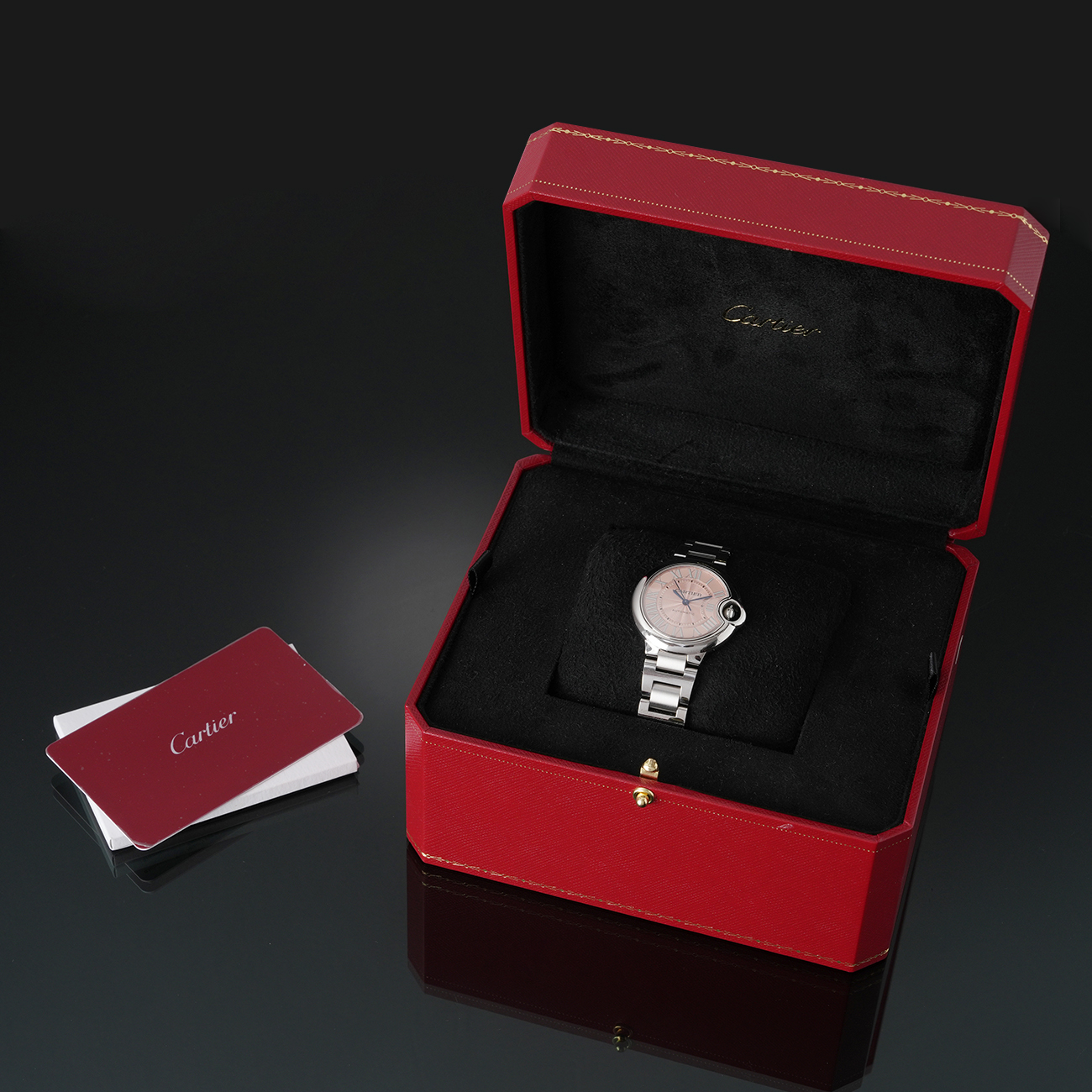 CARTIER(USED)까르띠에 WSB0046 발롱블루 33 오토매틱 워치