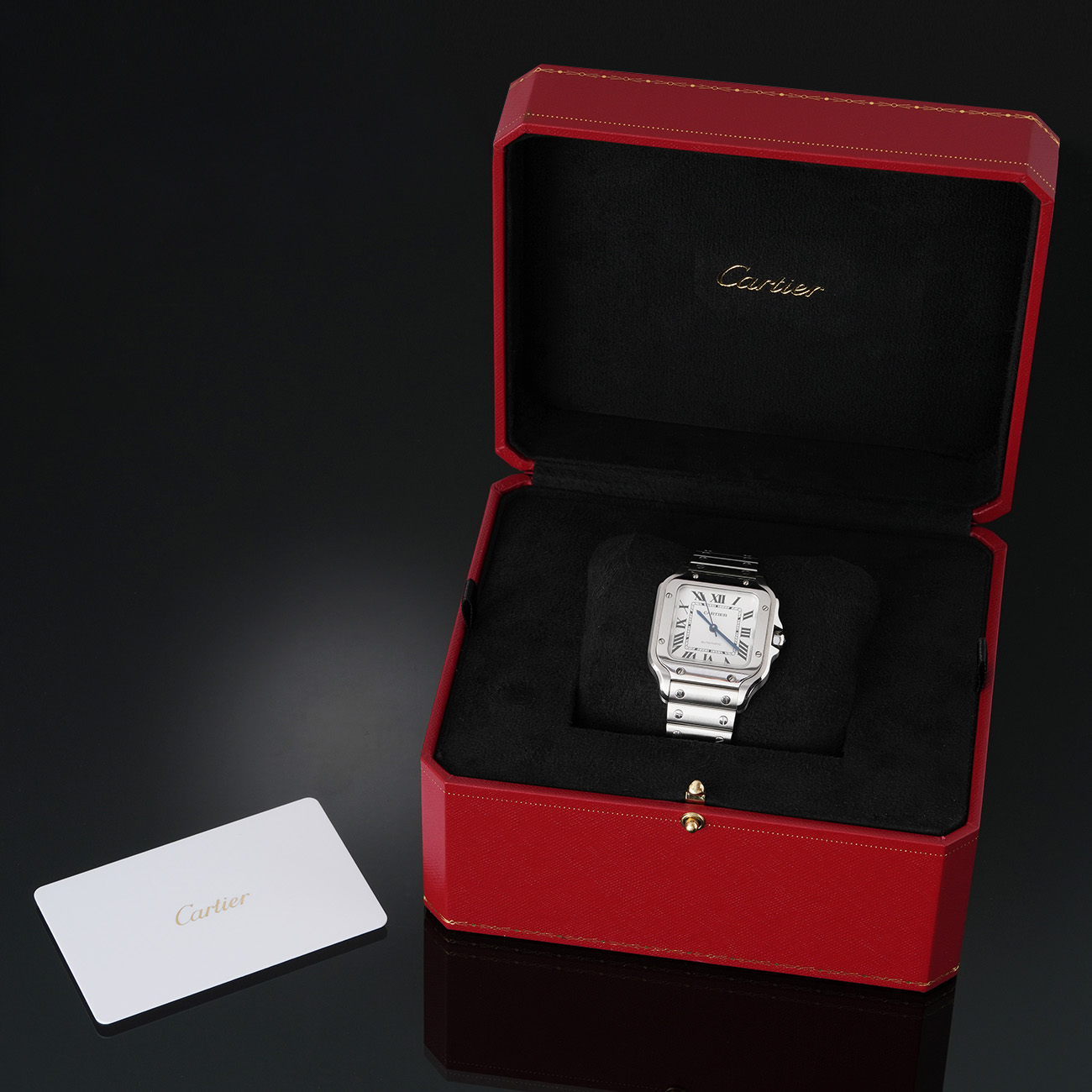 CARTIER(USED)까르띠에 산토스 미듐 WSSA0029