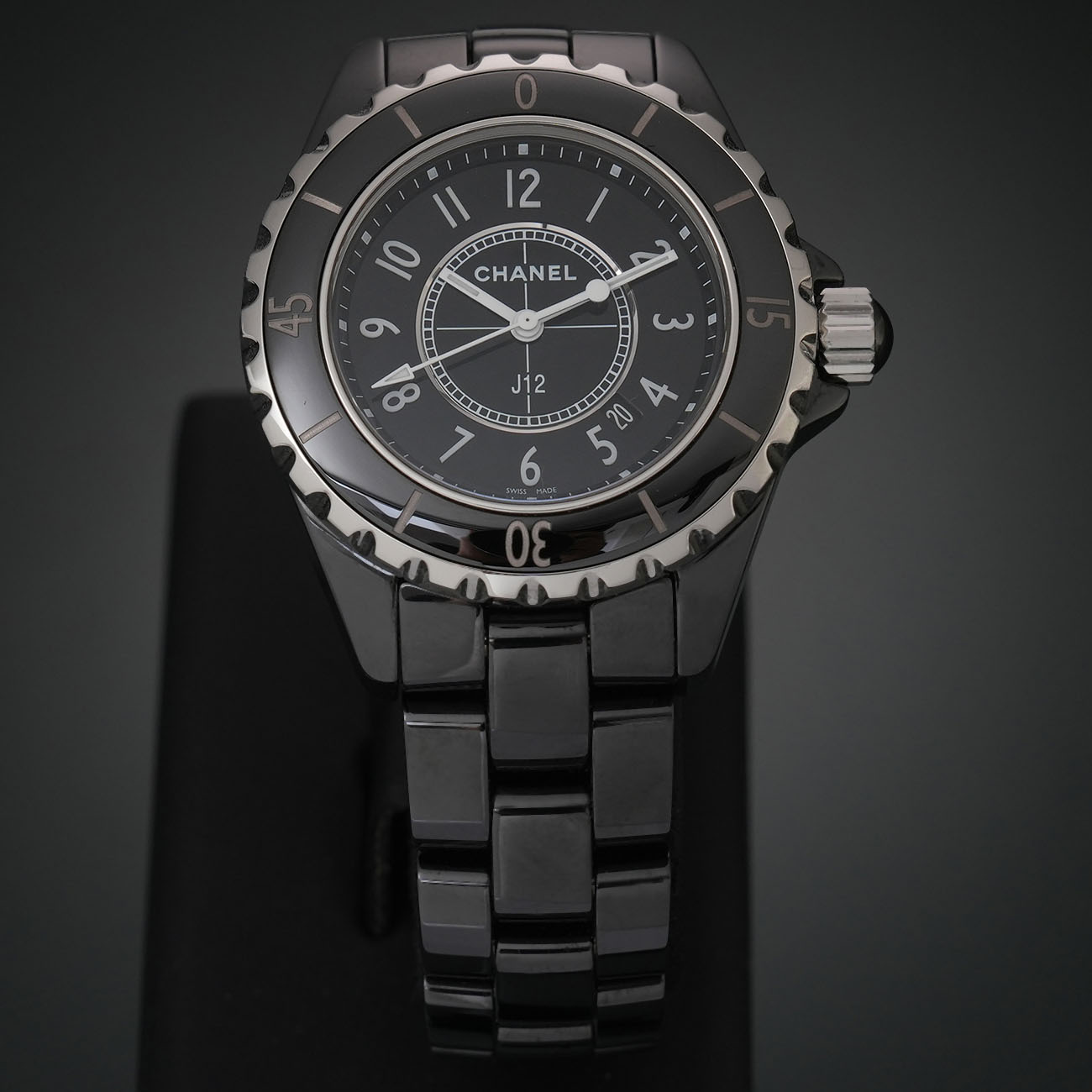 CHANEL(USED)샤넬 J12 블랙 세라믹 워치 34mm H0682