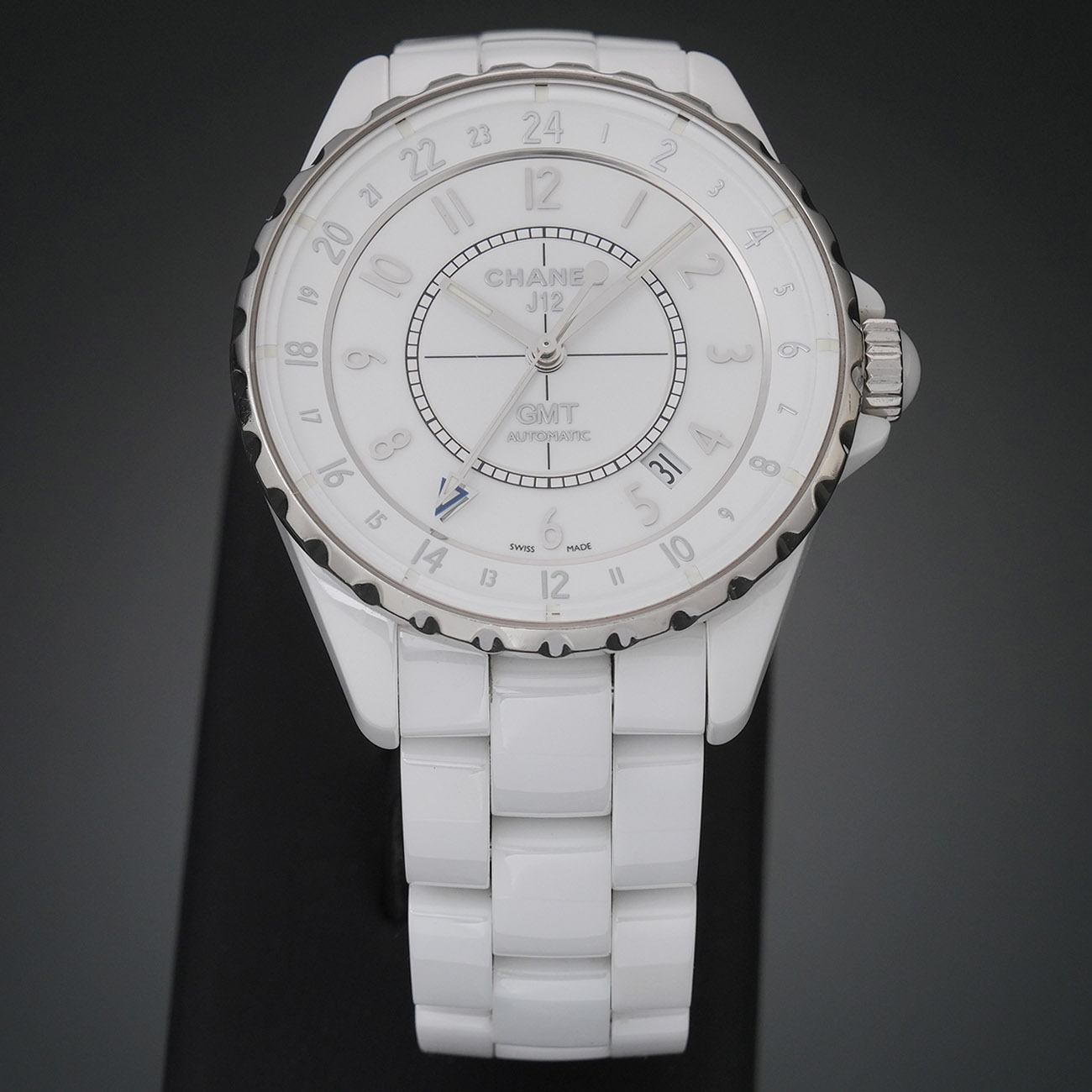 CHANEL(USED)샤넬 J12 화이트 세라믹 GMT H3103