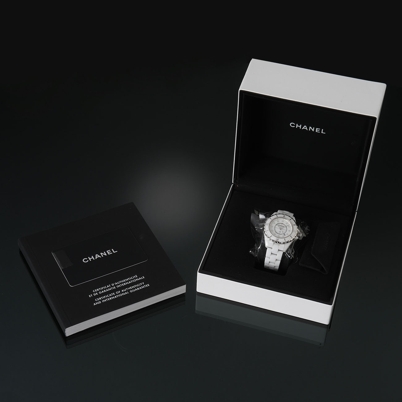 CHANEL(USED)샤넬 J112 33 화이트세라믹 H1628