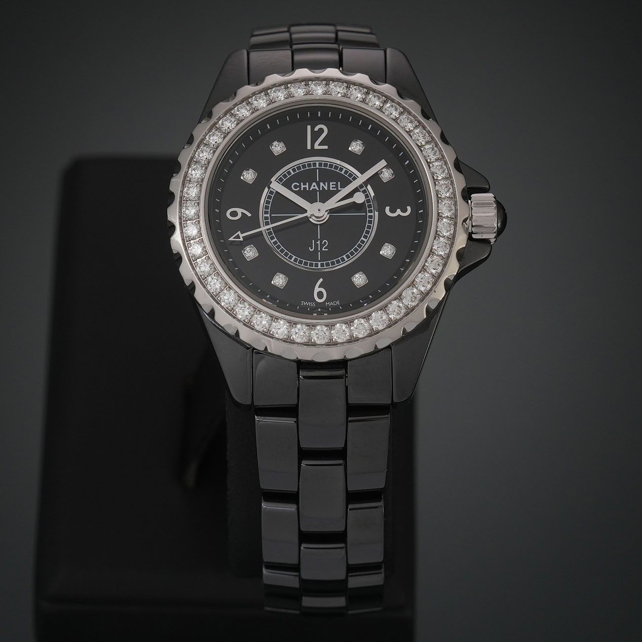CHANEL(USED)샤넬 J12 28 다이아베젤 H2591