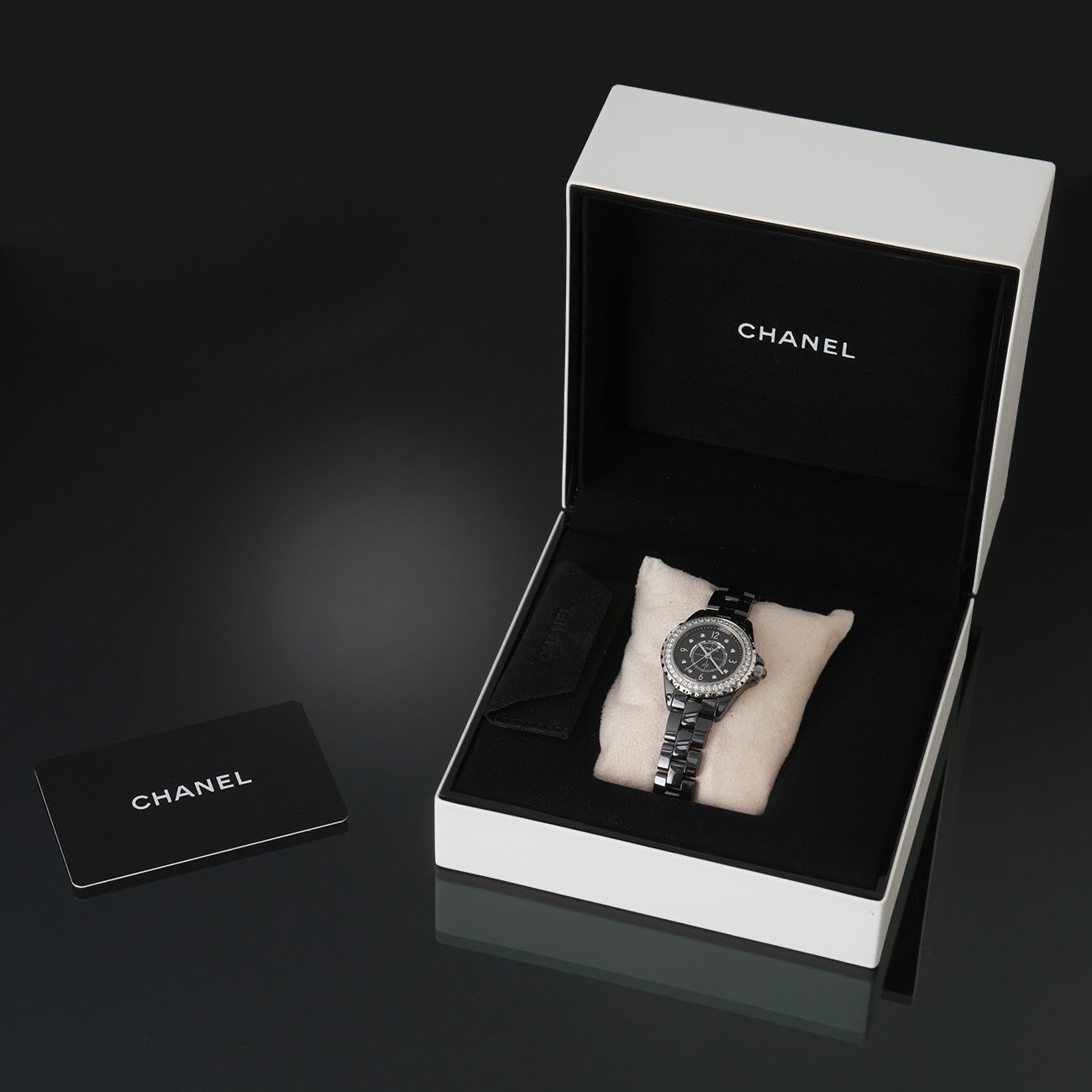 CHANEL(USED)샤넬 J12 28 다이아베젤 H2591