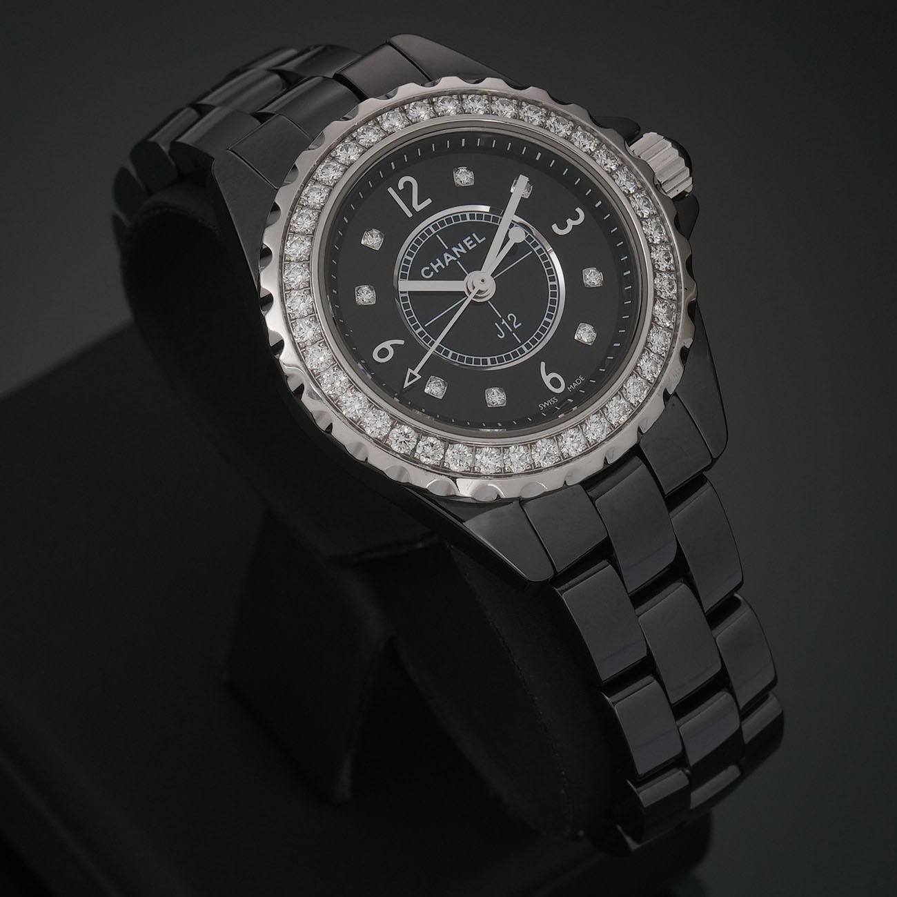 CHANEL(USED)샤넬 J12 28 다이아베젤 H2591