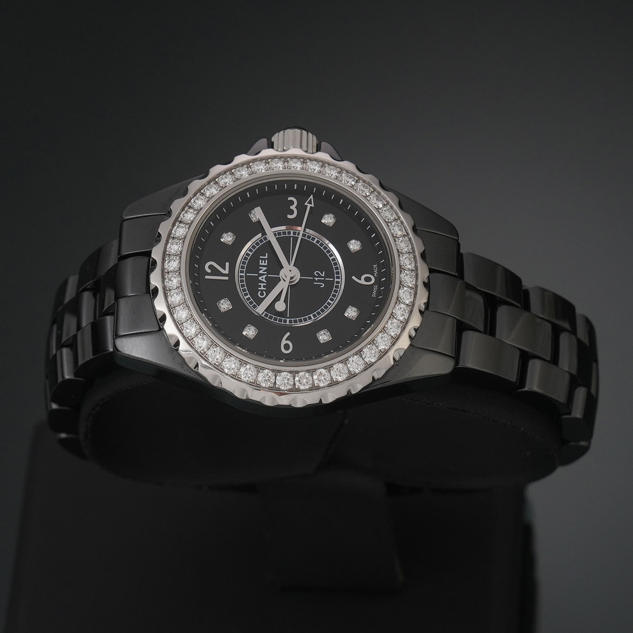 CHANEL(USED)샤넬 J12 28 다이아베젤 H2591