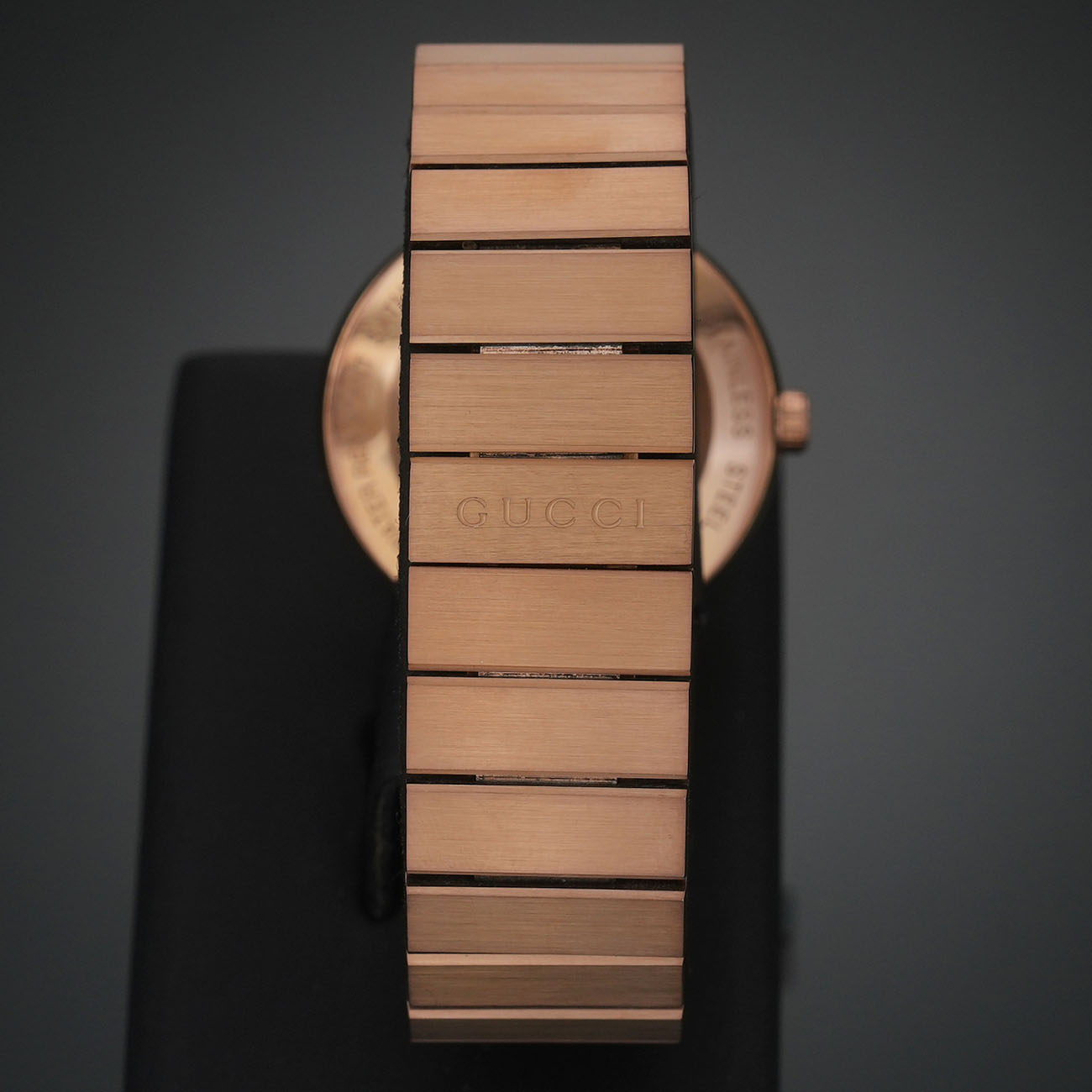 GUCCI(USED)구찌 YA133515 인터로킹 메탈 여성시계