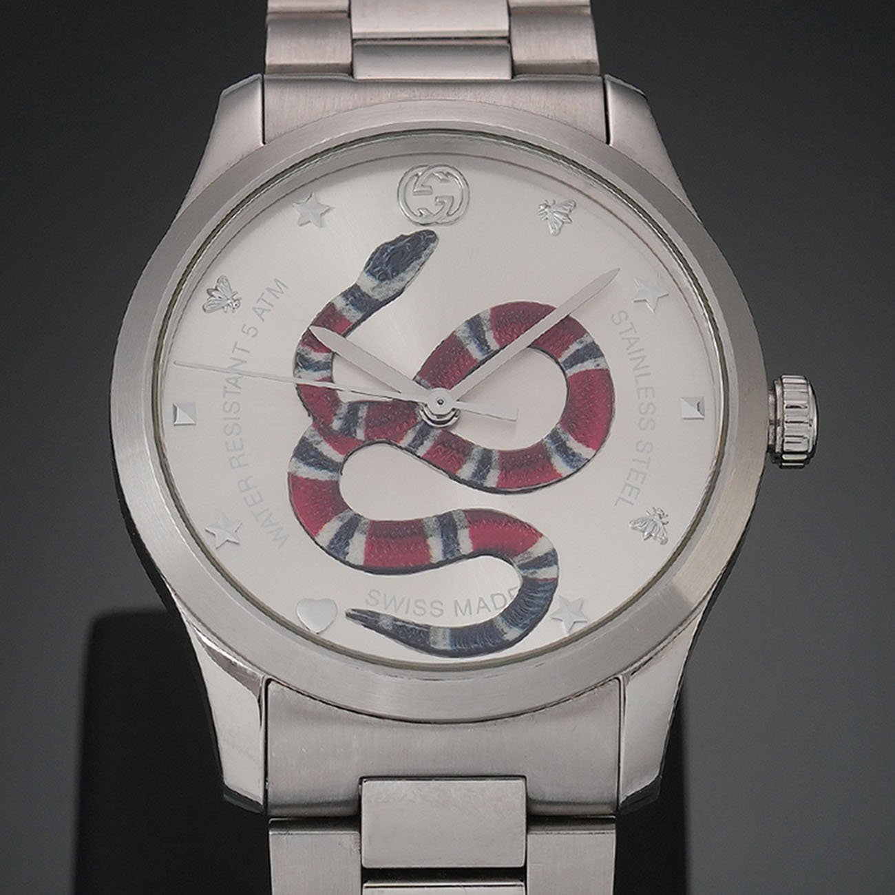 GUCCI(USED)구찌 타임리스 킹스네이크 워치 YA1264076