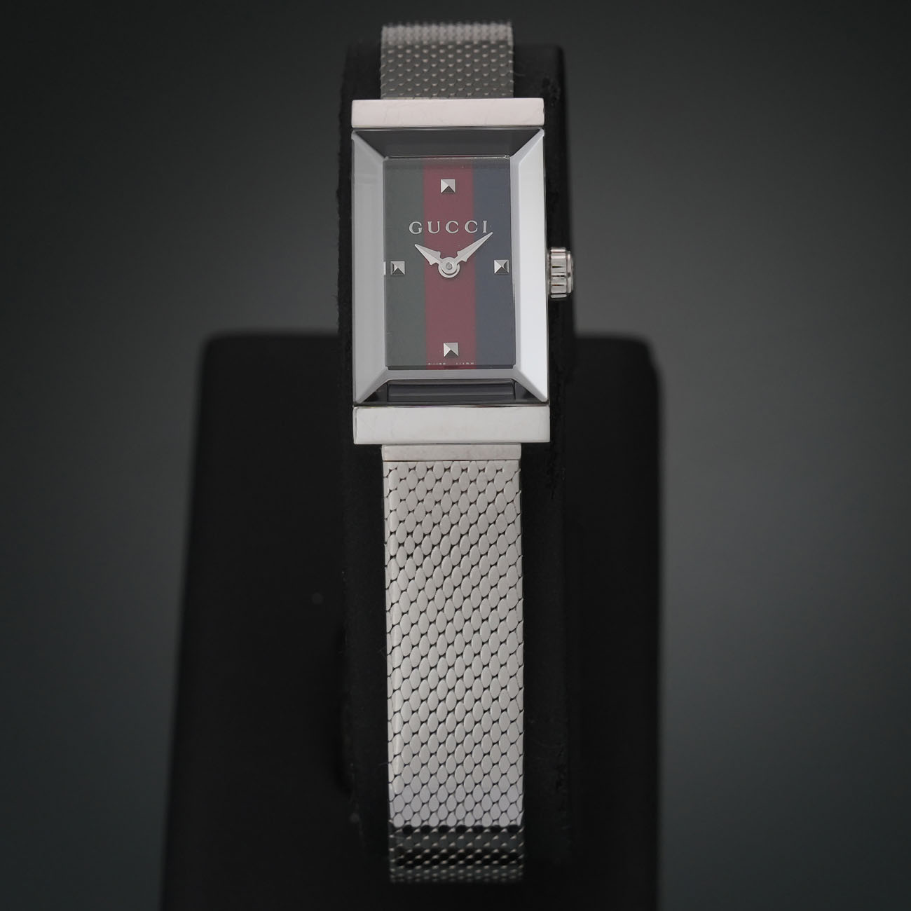 GUCCI(USED)구찌 타임플레닛 메쉬워치 YA147510