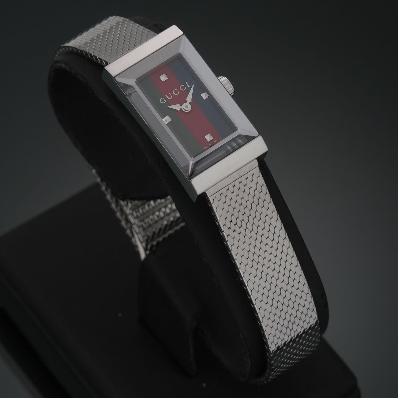 GUCCI(USED)구찌 타임플레닛 메쉬워치 YA147510