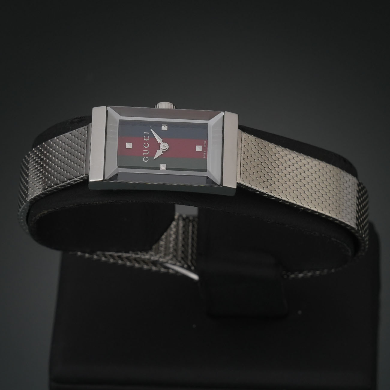 GUCCI(USED)구찌 타임플레닛 메쉬워치 YA147510
