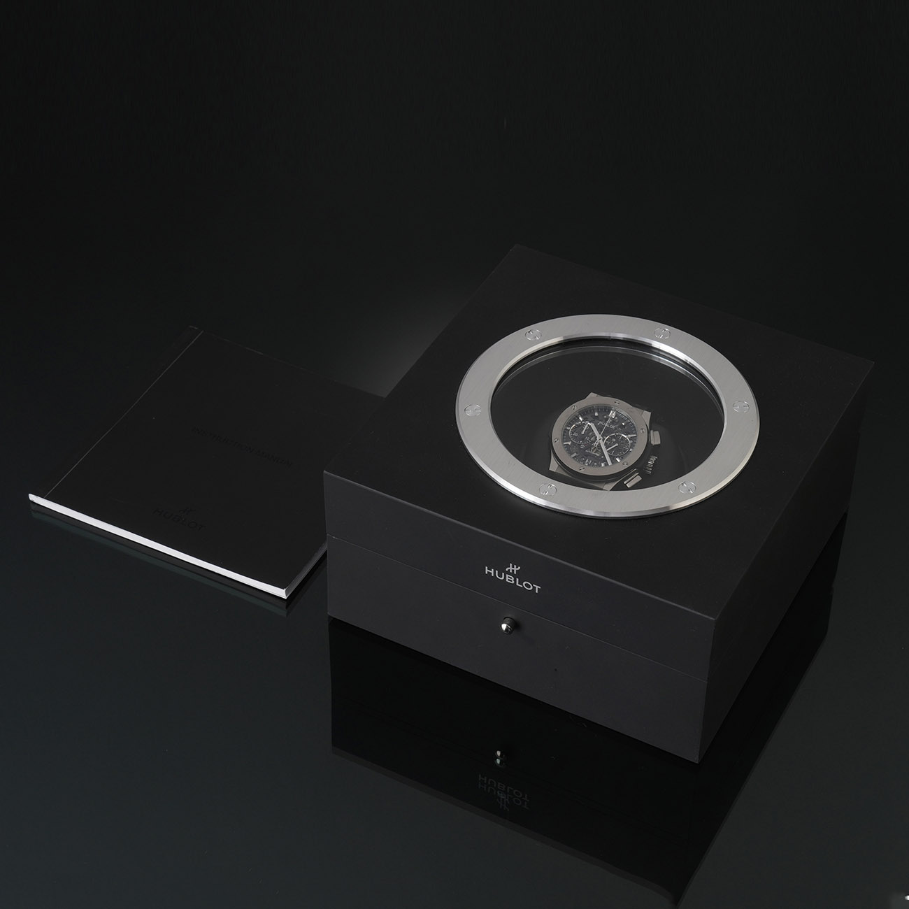 HUBLOT(USED)위블로 클래식 퓨전 스켈레톤 크로노 525.NX.0170.LR