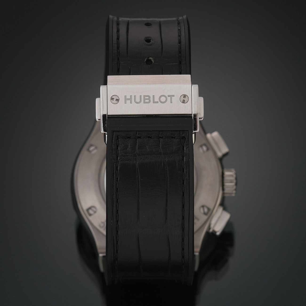 HUBLOT(USED)위블로 클래식 퓨전 스켈레톤 크로노 525.NX.0170.LR
