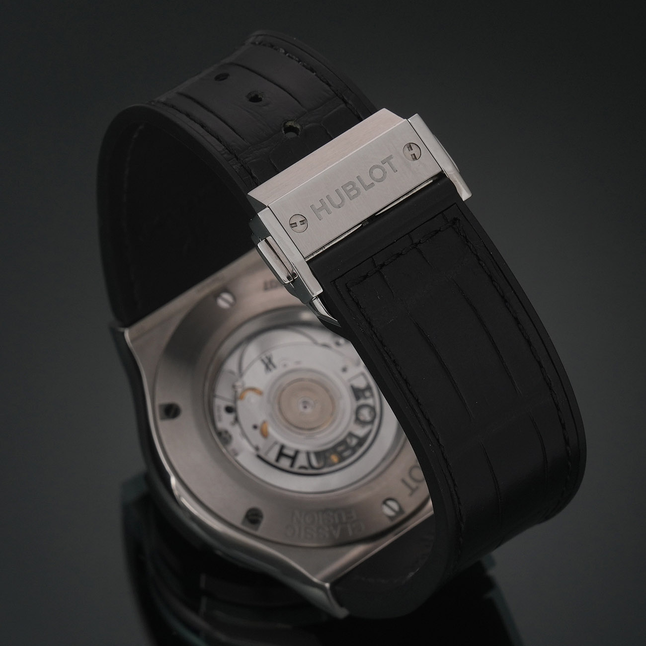 HUBLOT(USED)위블로 클래식 퓨전 스켈레톤 크로노 525.NX.0170.LR