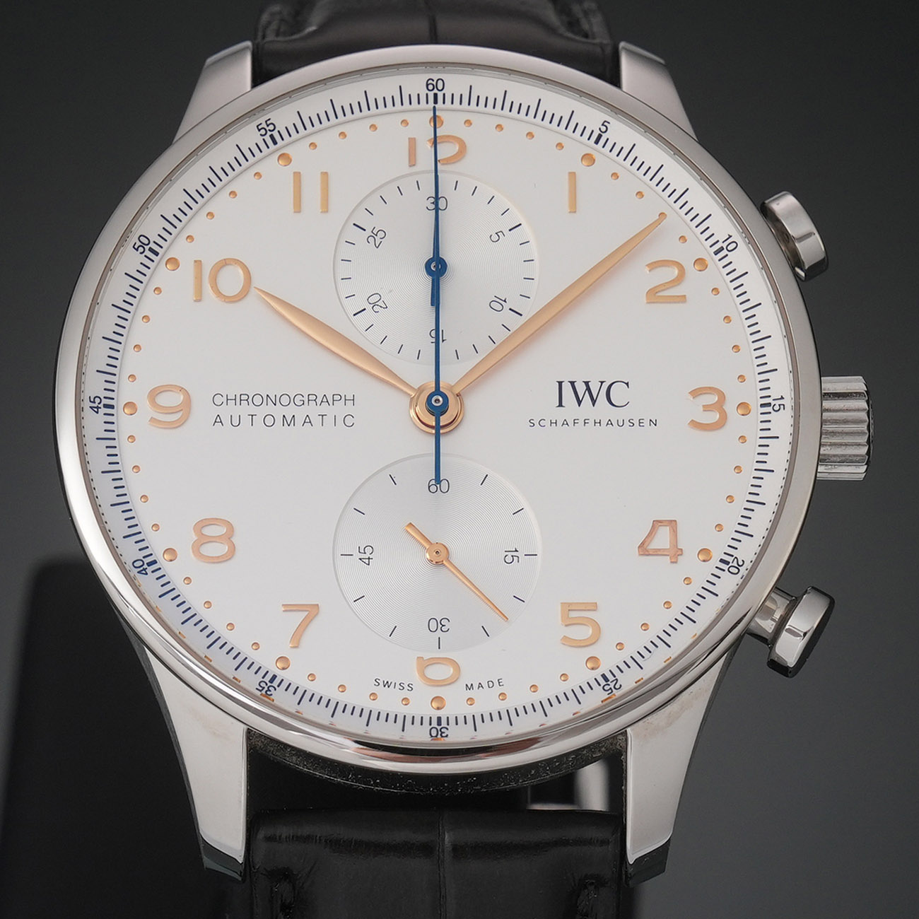 IWC(USED) 포르투기저 스틸 크로노 IW371604