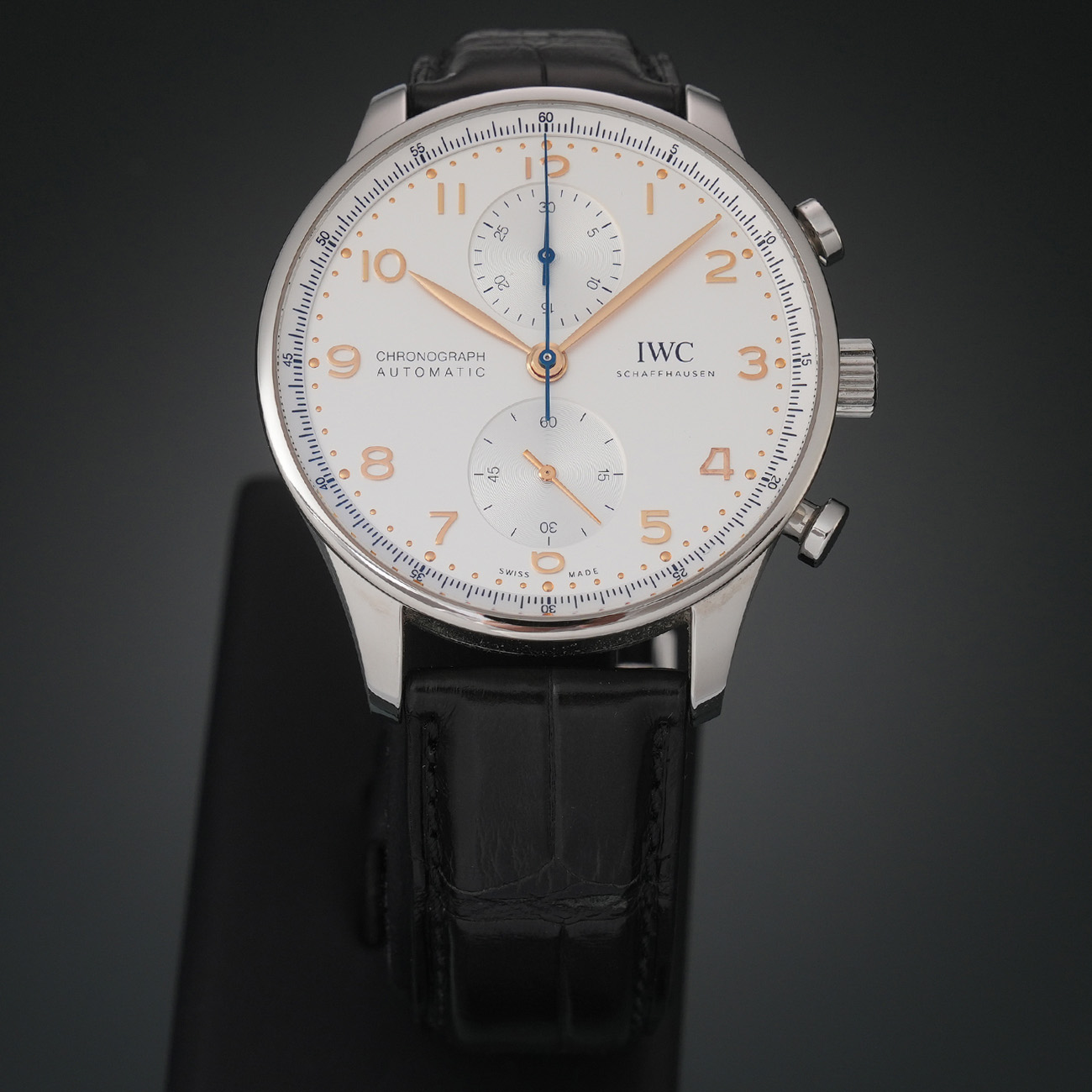 IWC(USED) 포르투기저 스틸 크로노 IW371604