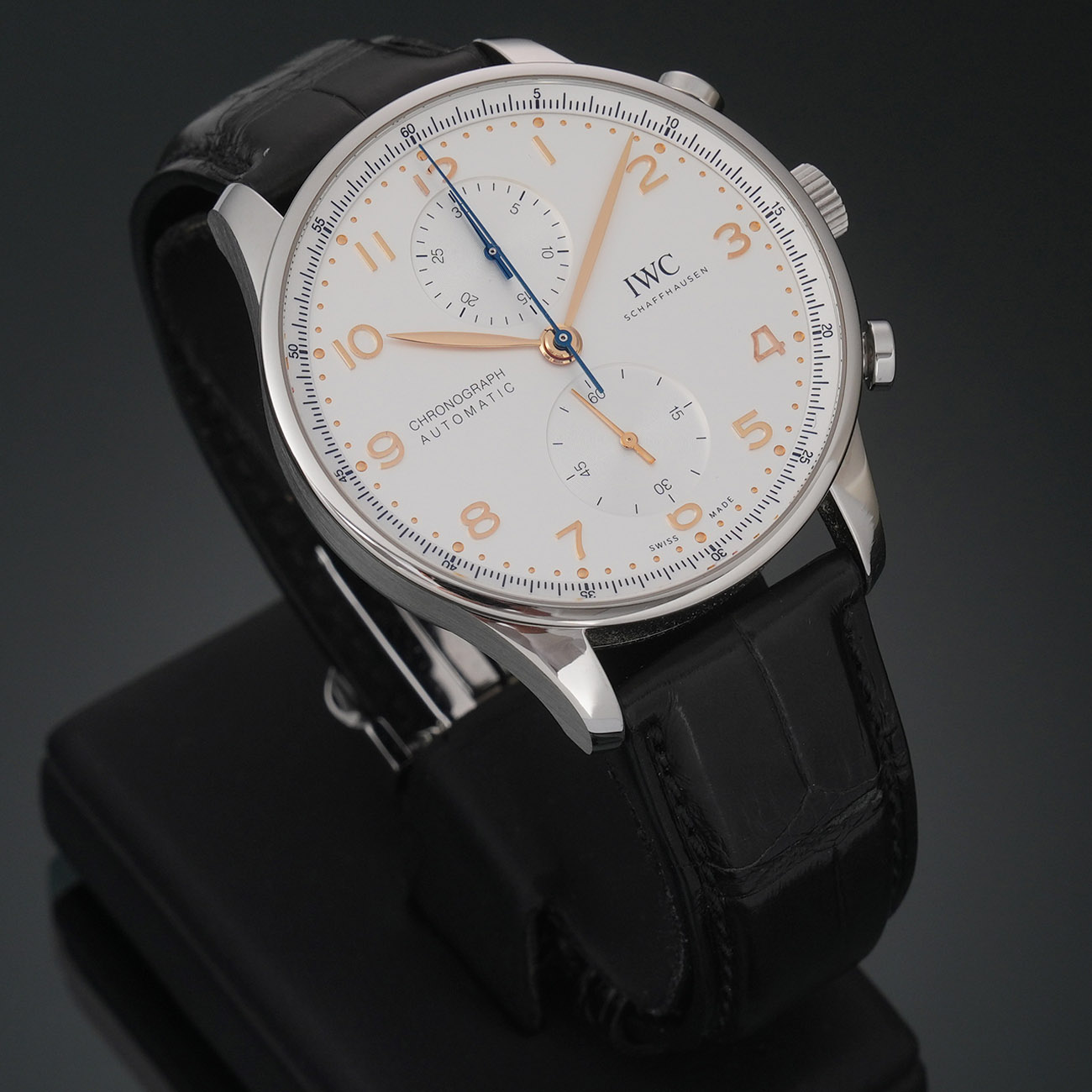 IWC(USED) 포르투기저 스틸 크로노 IW371604