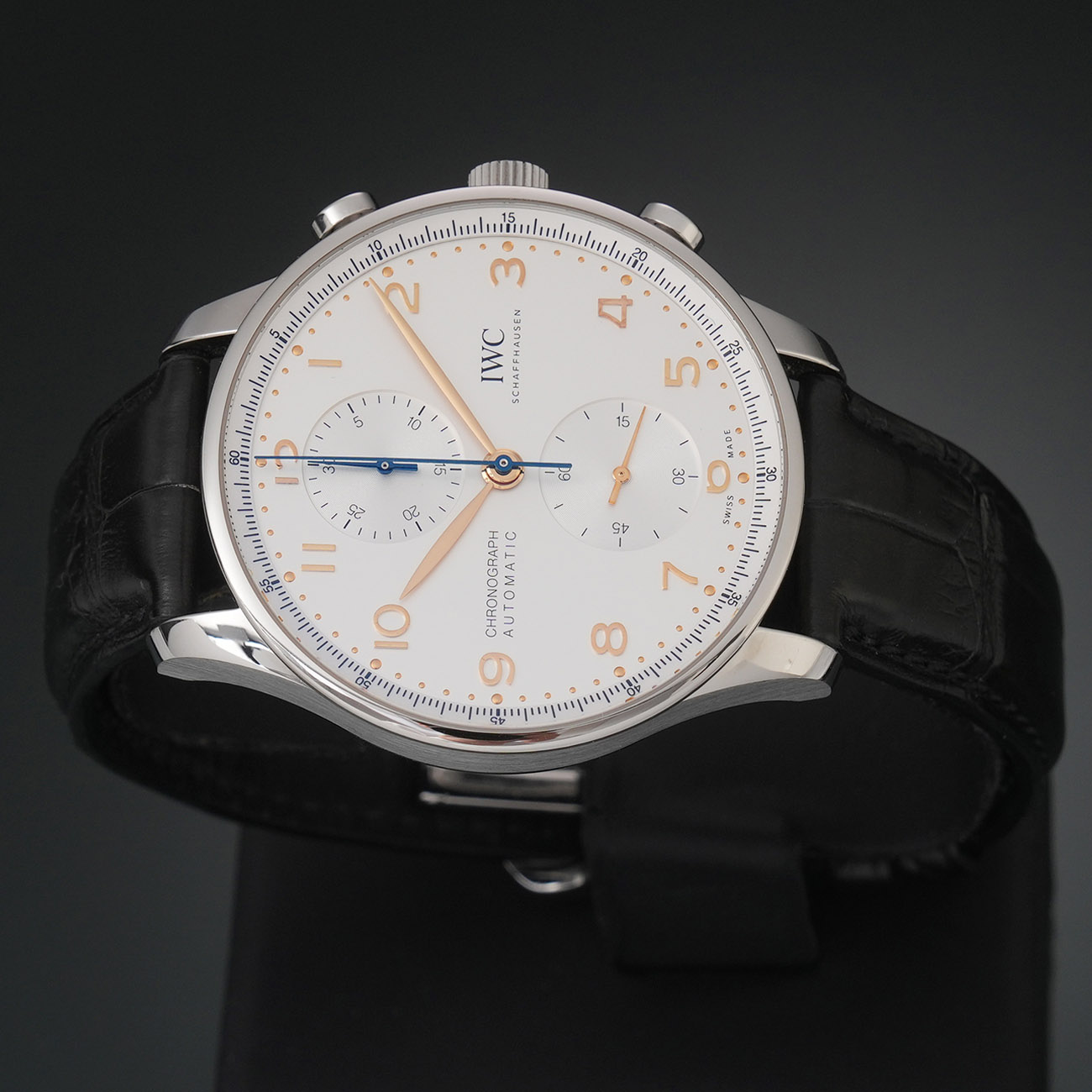 IWC(USED) 포르투기저 스틸 크로노 IW371604