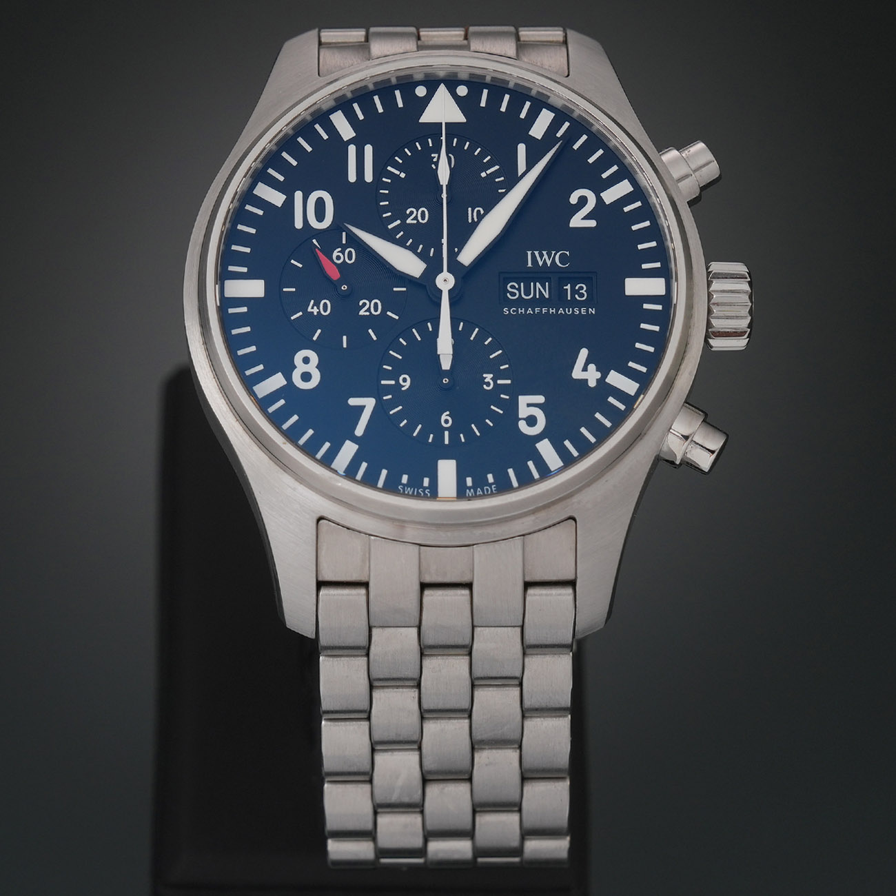 IWC(USED) 파일럿 크로노 워치 IW377710