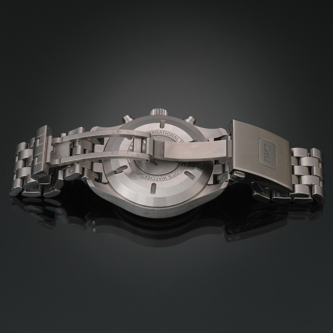 IWC(USED) 파일럿 스틸 오토 크로노 43mm