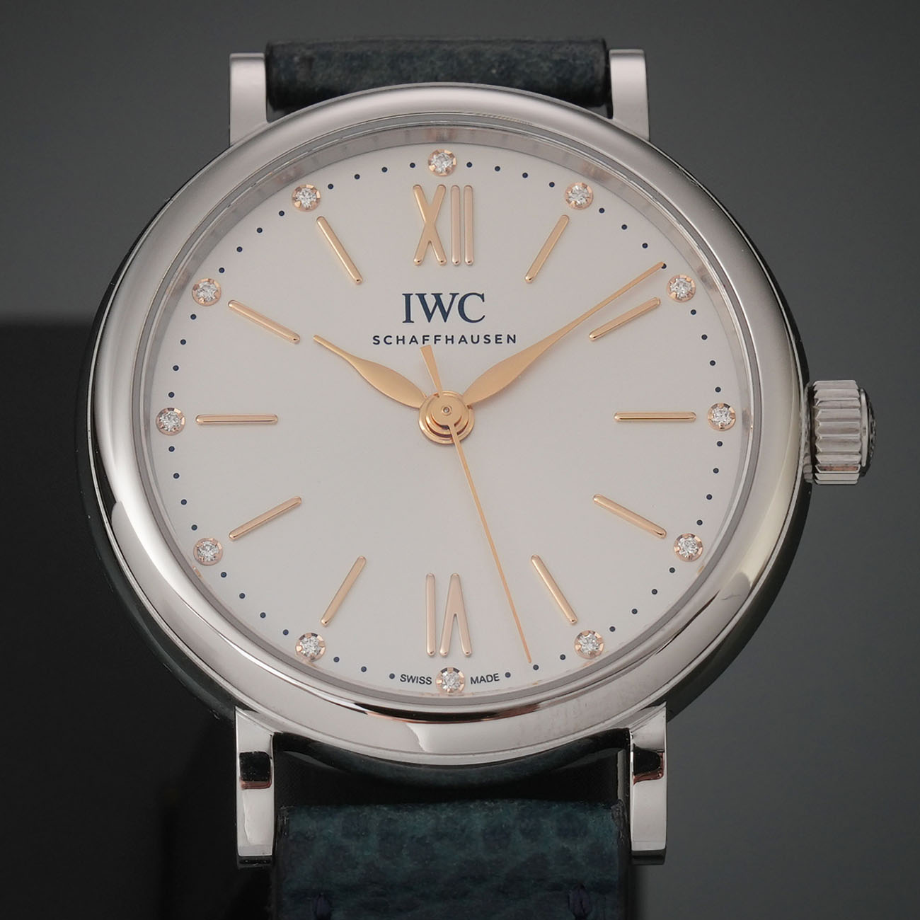 IWC(USED) IWC 포르토피노 34 스틸 오토 12P IW357411 & 스트랩